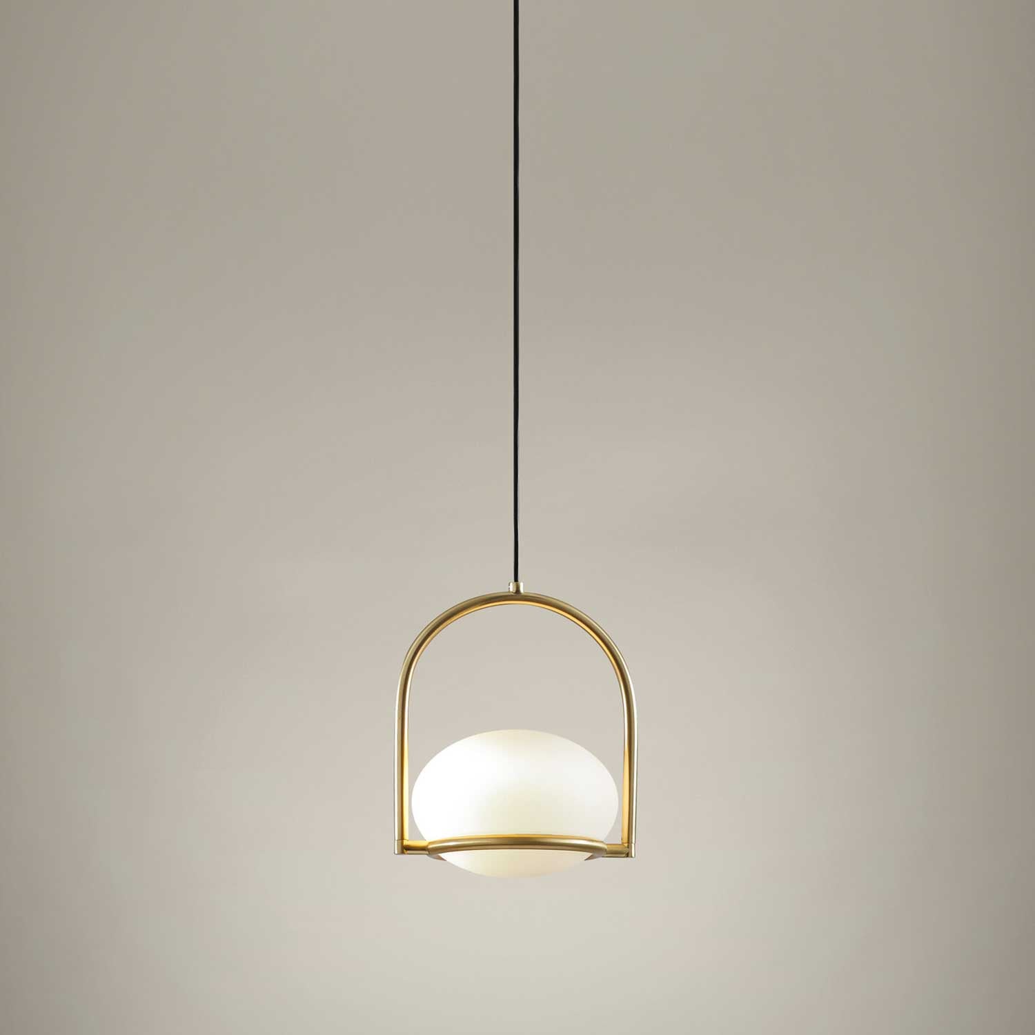 Coco Single - Suspension design boule en acrylique moderne