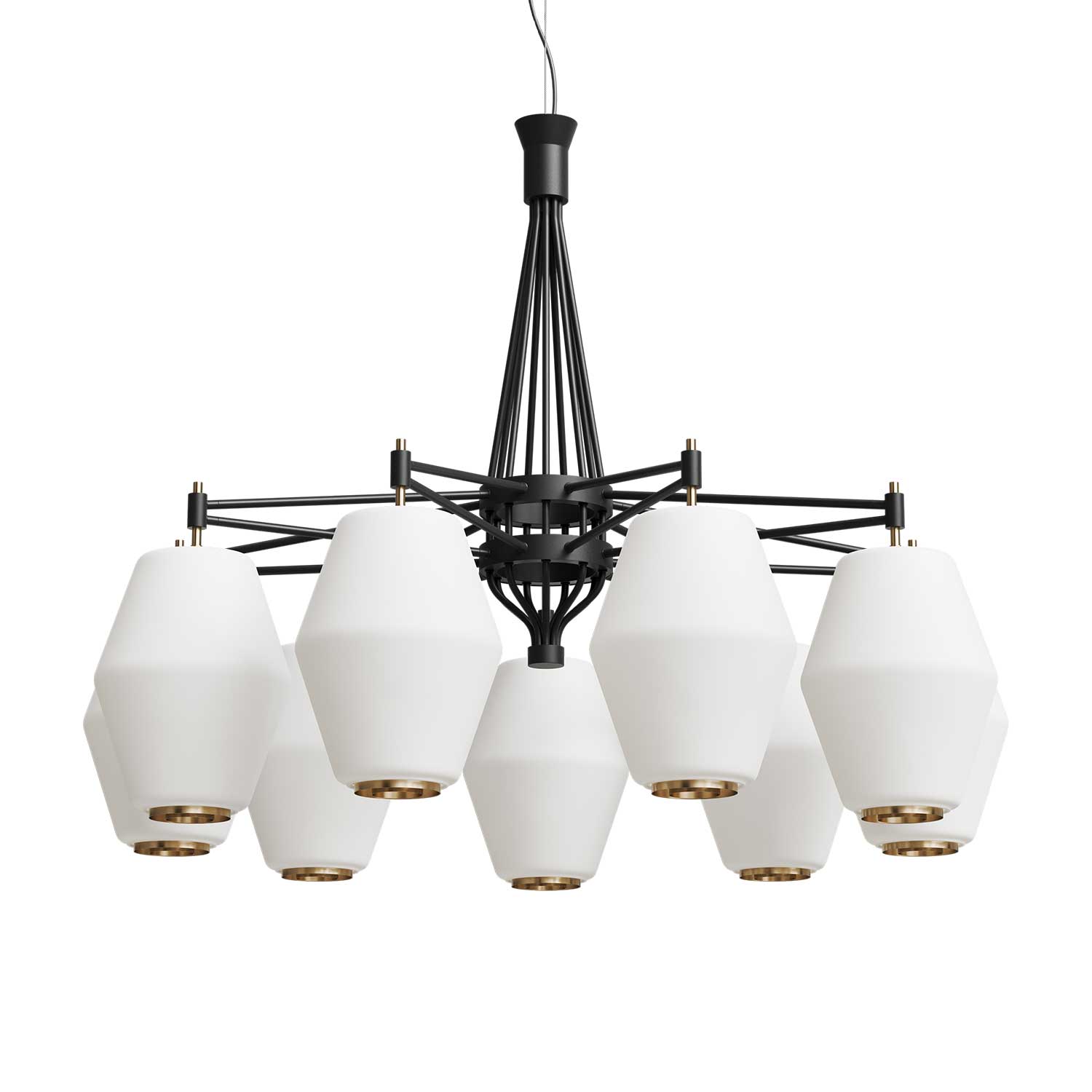 Dahl - Grande suspension XXL design pour salon art déco
