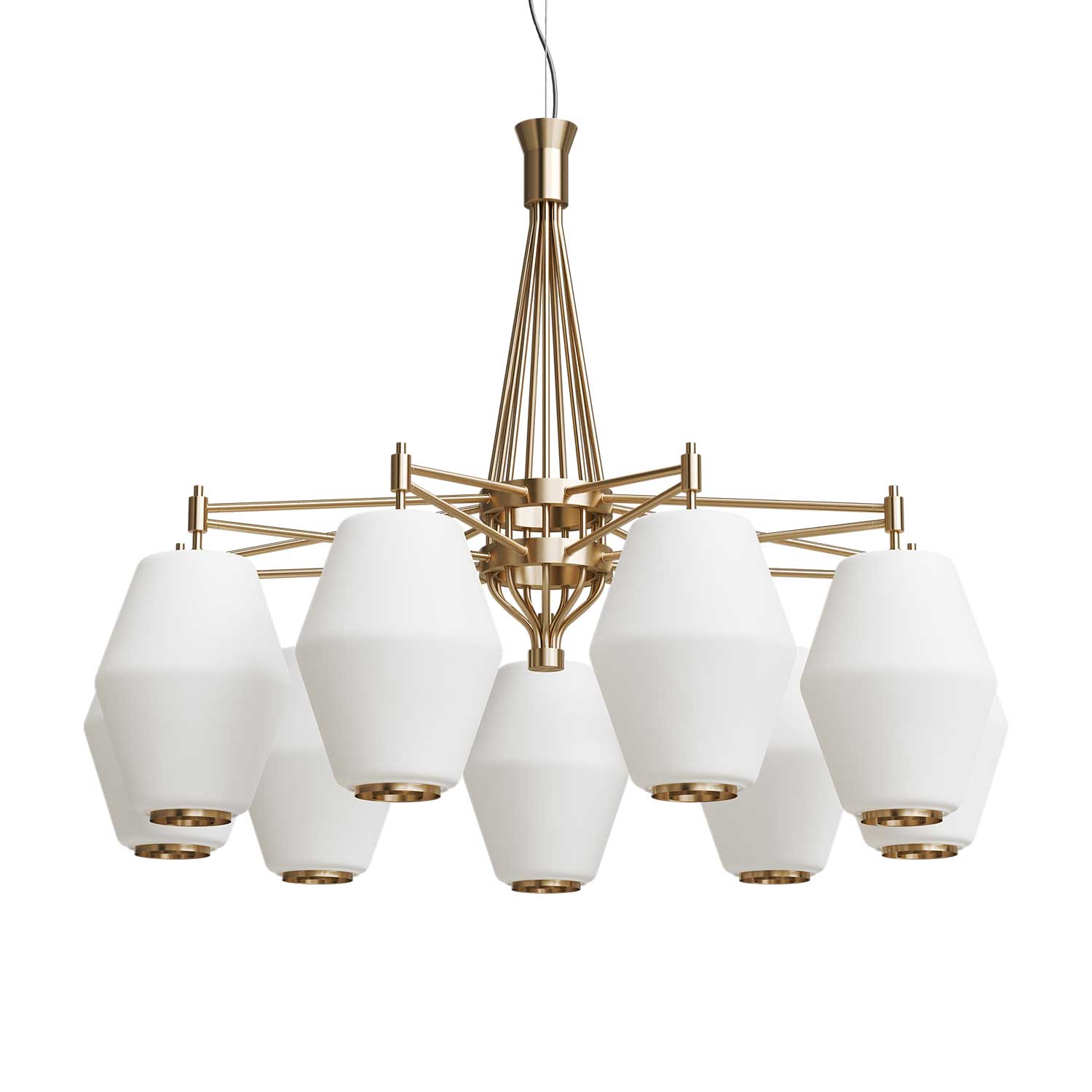 Dahl - Grande suspension XXL design pour salon art déco