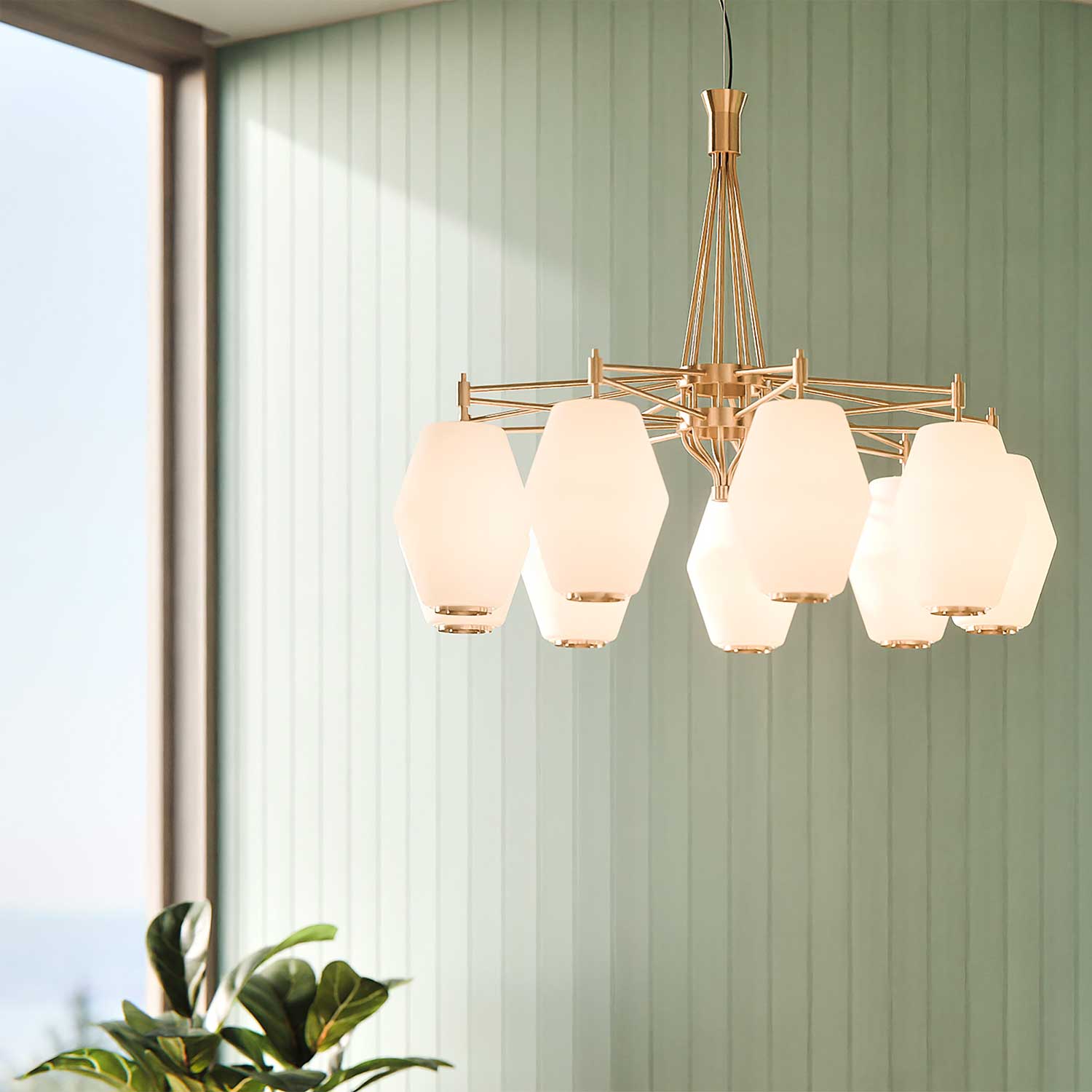 Dahl - Grande suspension XXL design pour salon art déco