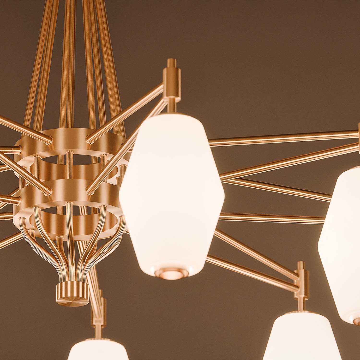 Dahl - Grande suspension XXL design pour salon art déco