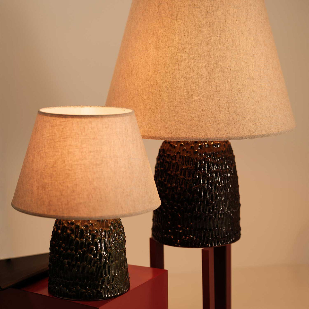 Tronco - Lampe à poser en grès