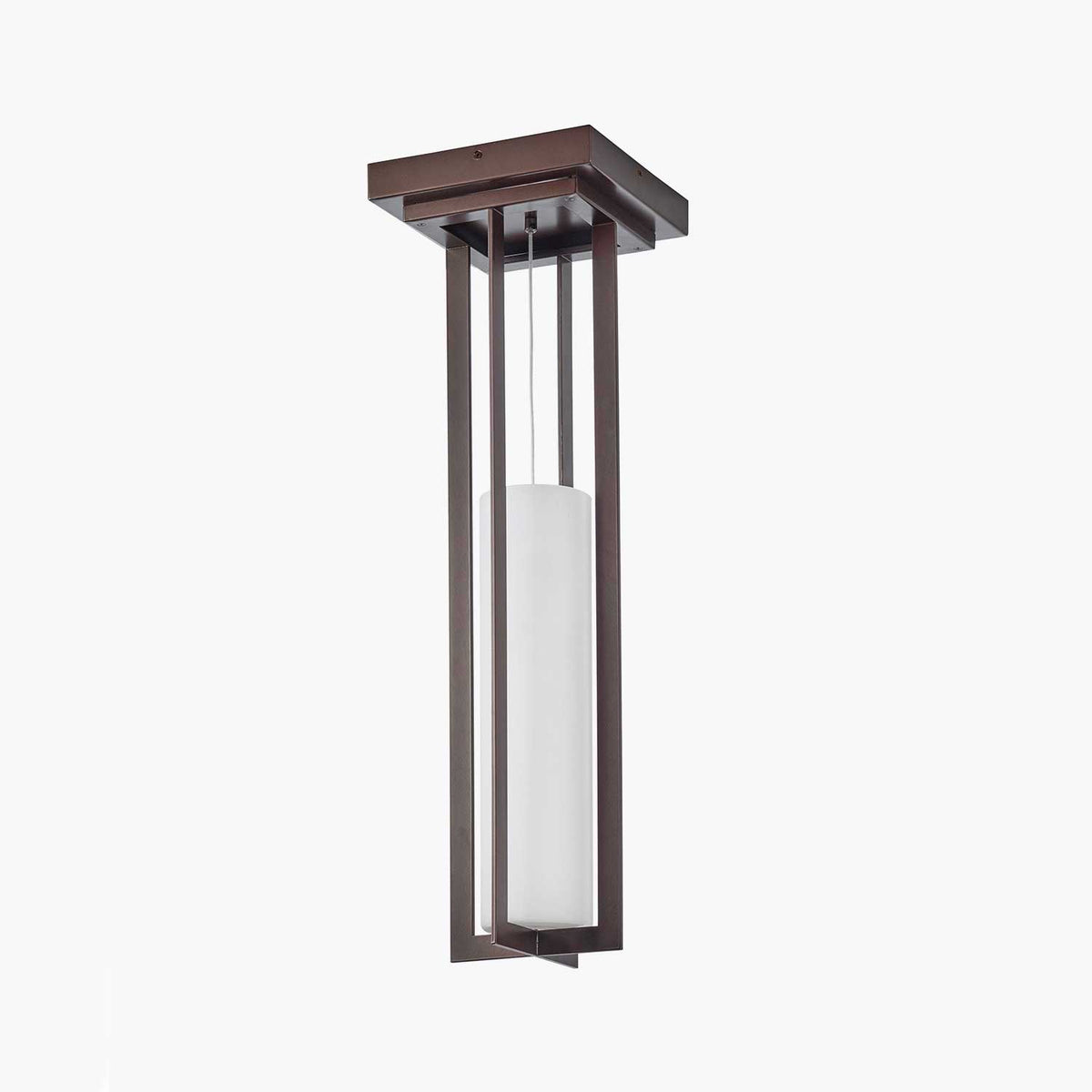 Cage - Suspension en acier et verre, style minimaliste
