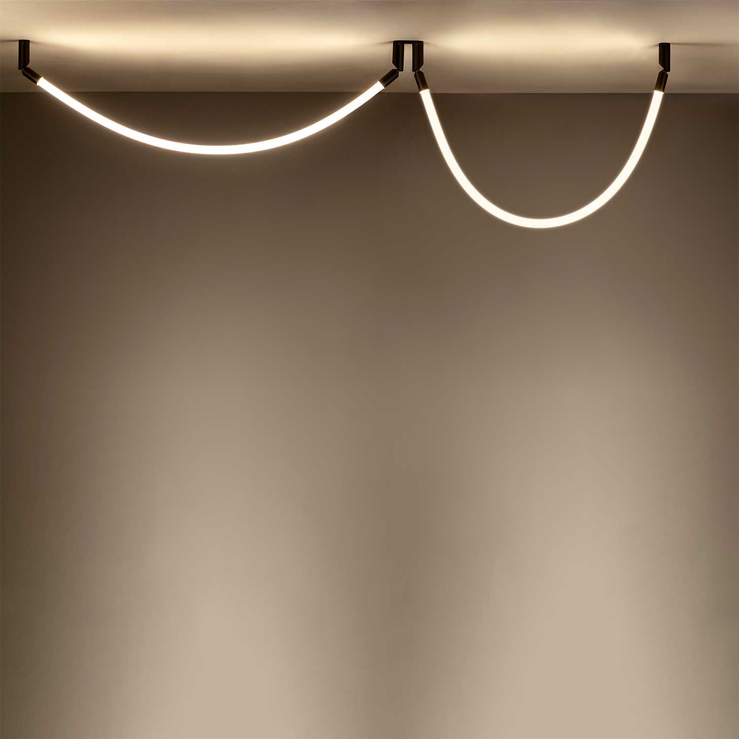 Arco - Suspension tube led design pour salon contemporain