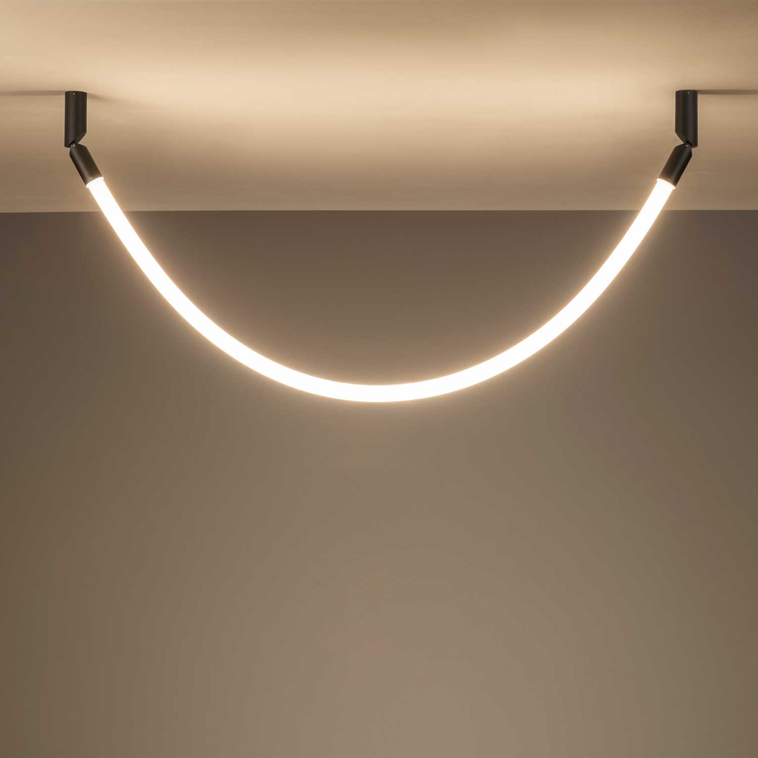 Arco - Suspension tube led design pour salon contemporain