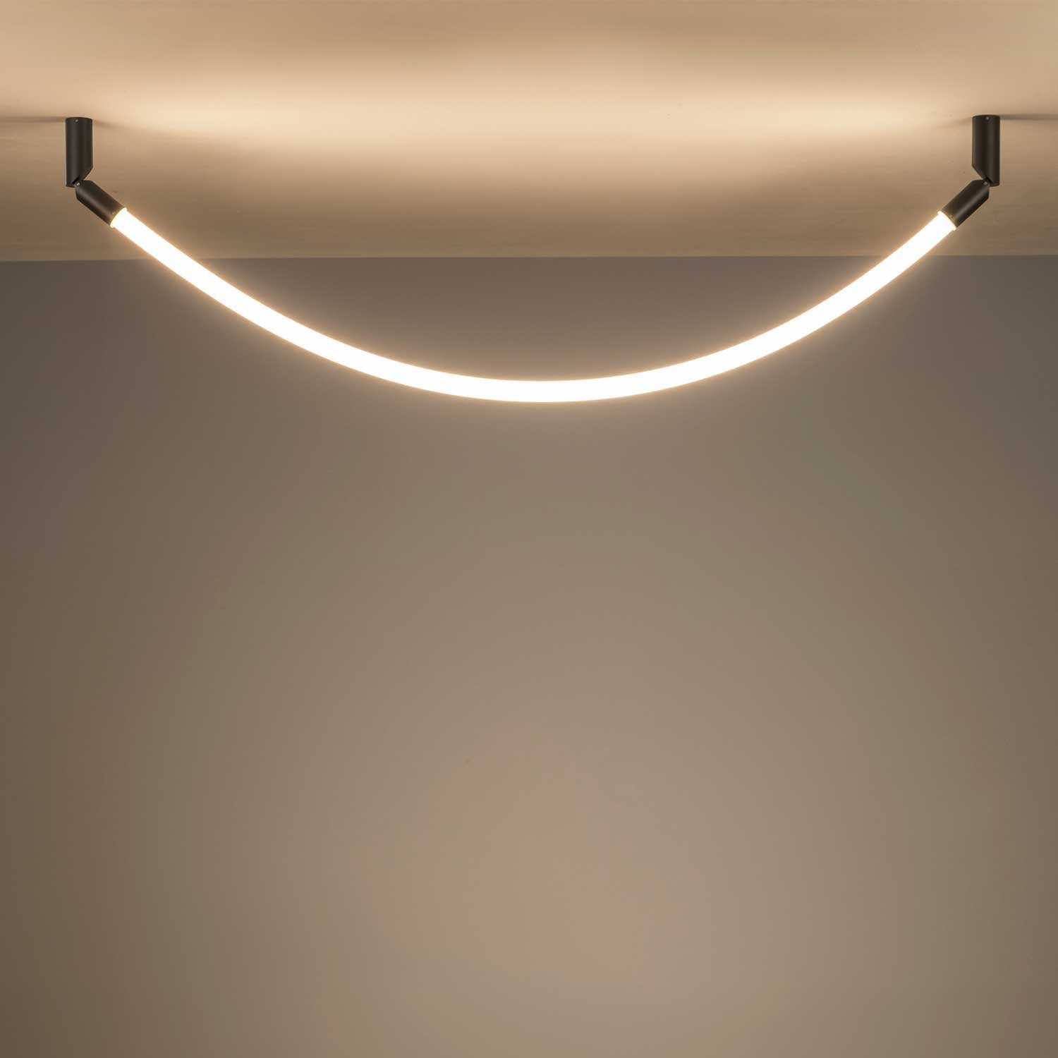 Arco - Suspension tube led design pour salon contemporain