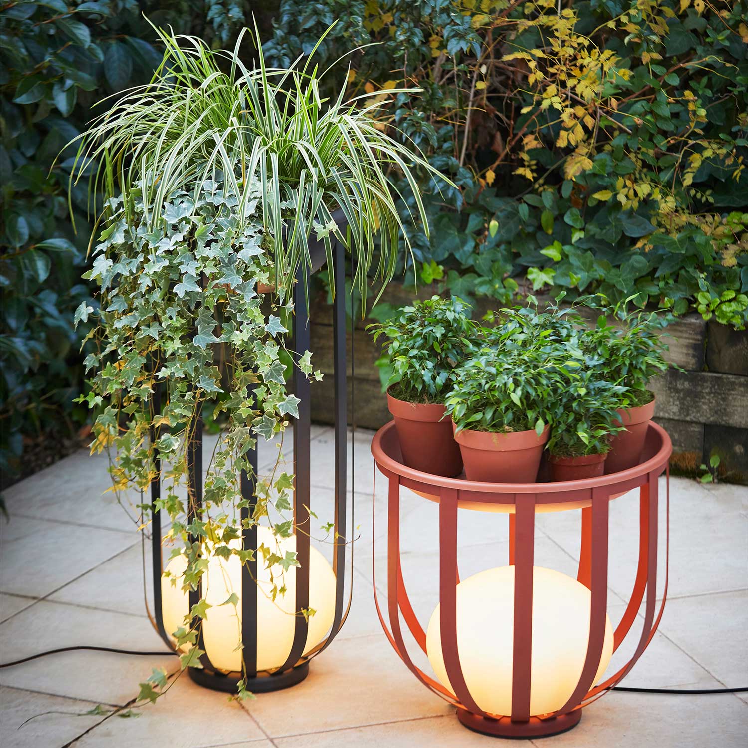 Bols - Lampadaire extérieur led design modulable pour terrasse