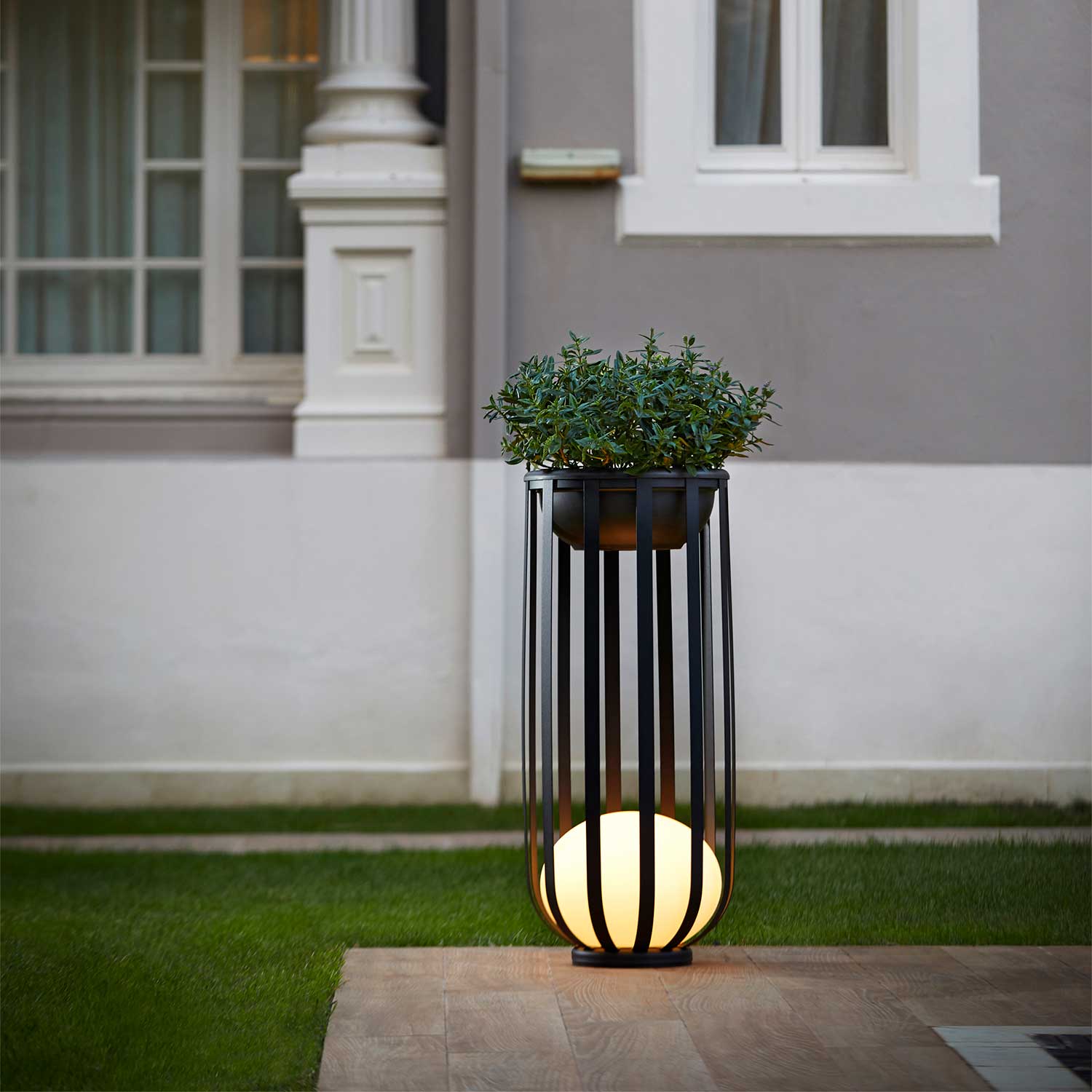 Bols - Lampadaire extérieur led design modulable pour terrasse