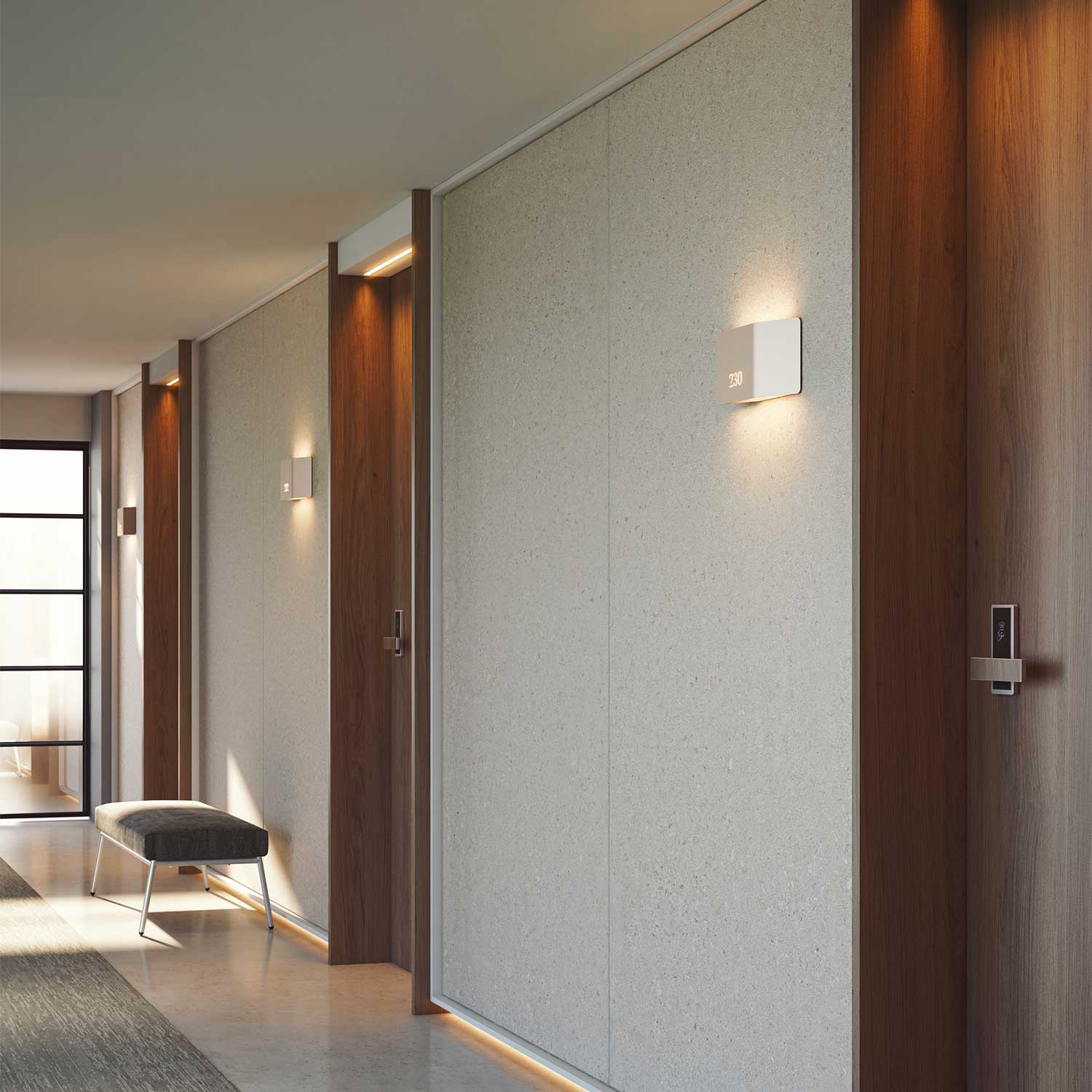 Shapes - Applique murale led design pour salon contemporain