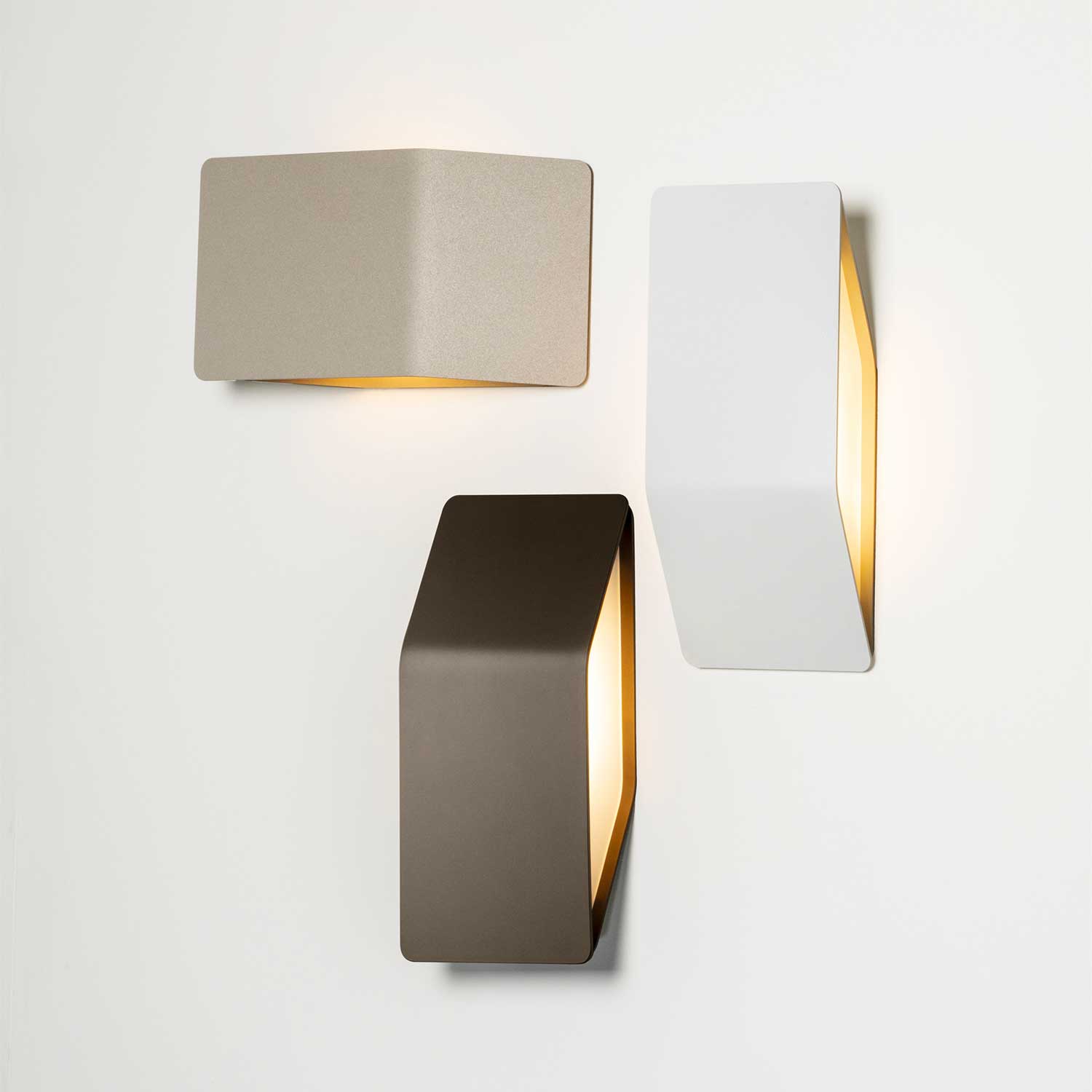 Shapes - Applique murale led design pour salon contemporain