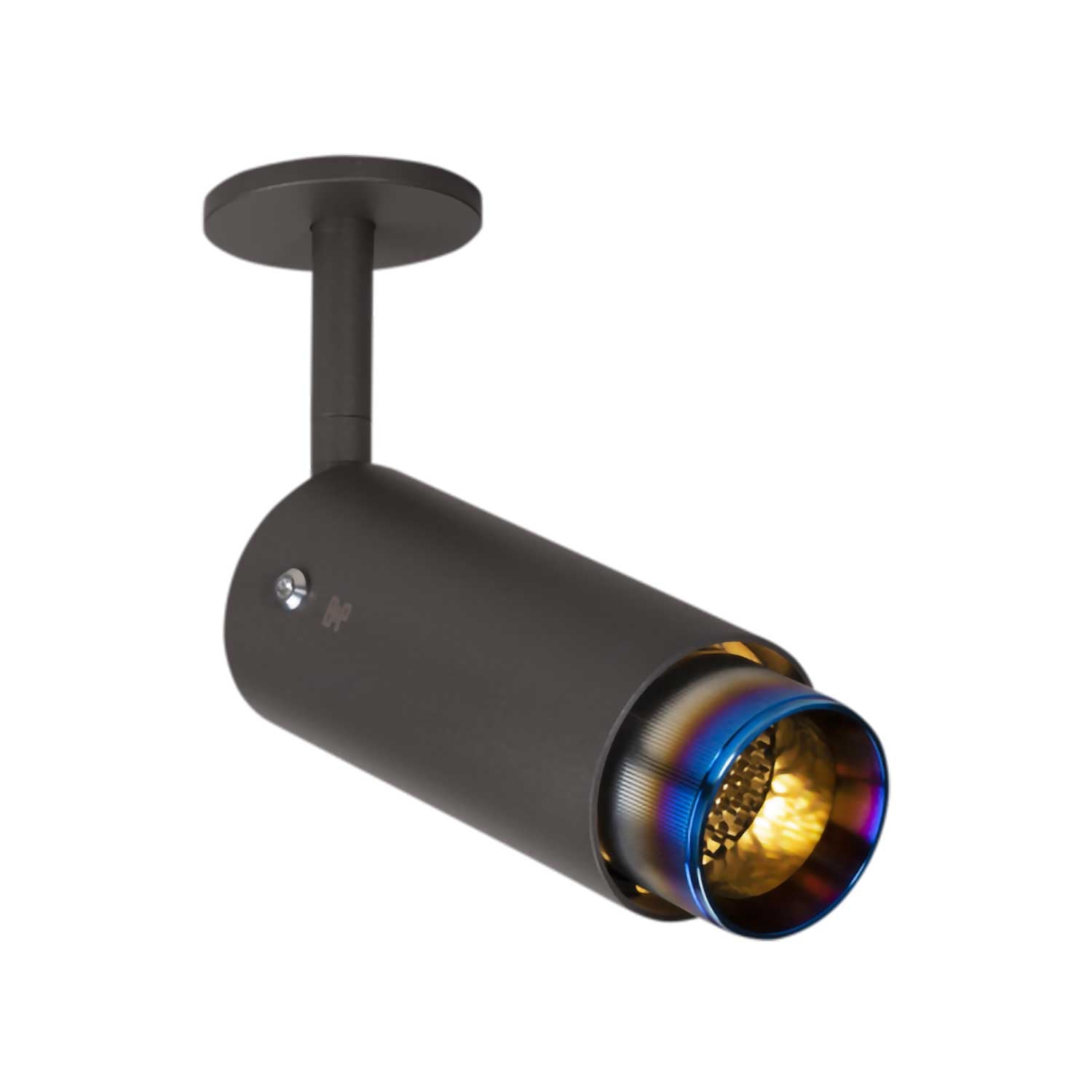 Exhaust Linear - Foco de techo orientable en acero diseño contemporáneo