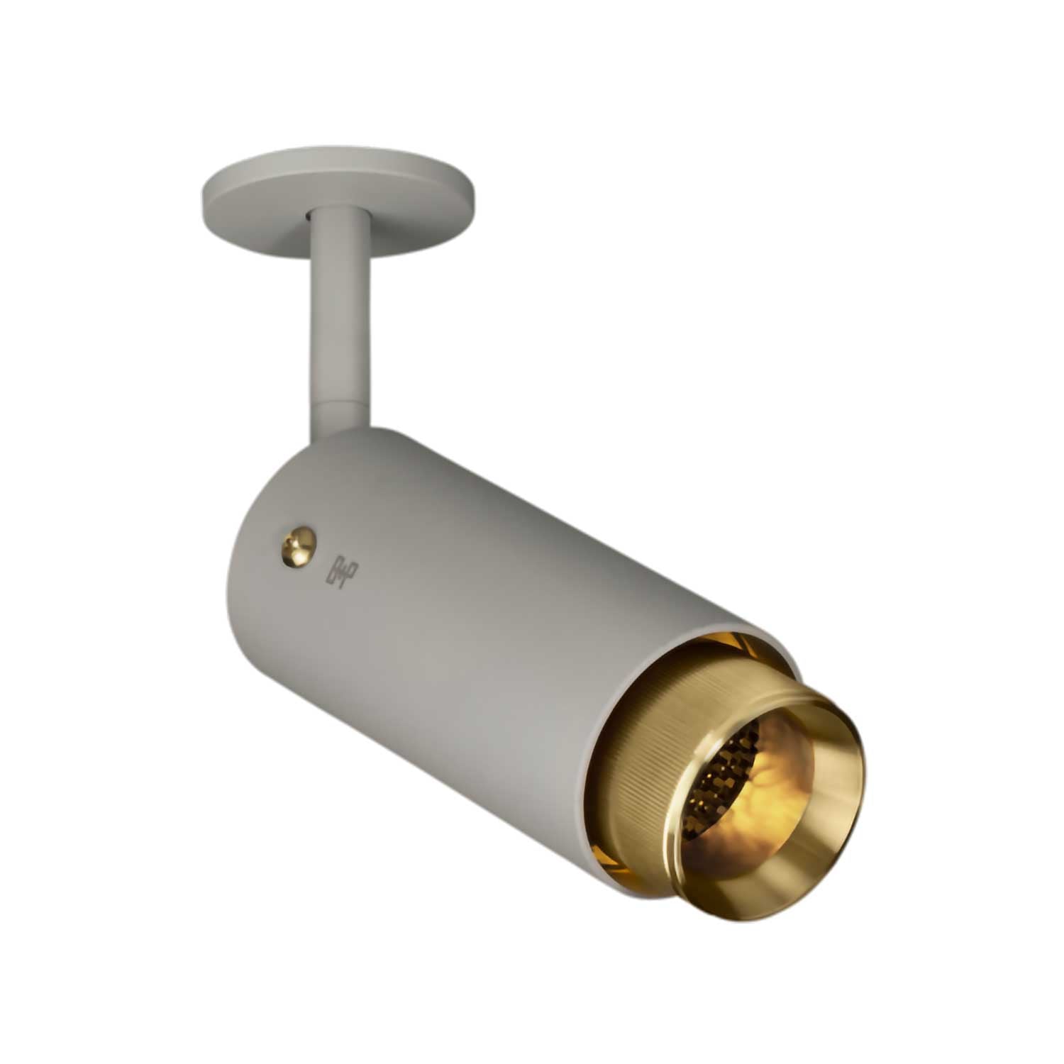 Exhaust Linear - Foco de techo orientable en acero diseño contemporáneo