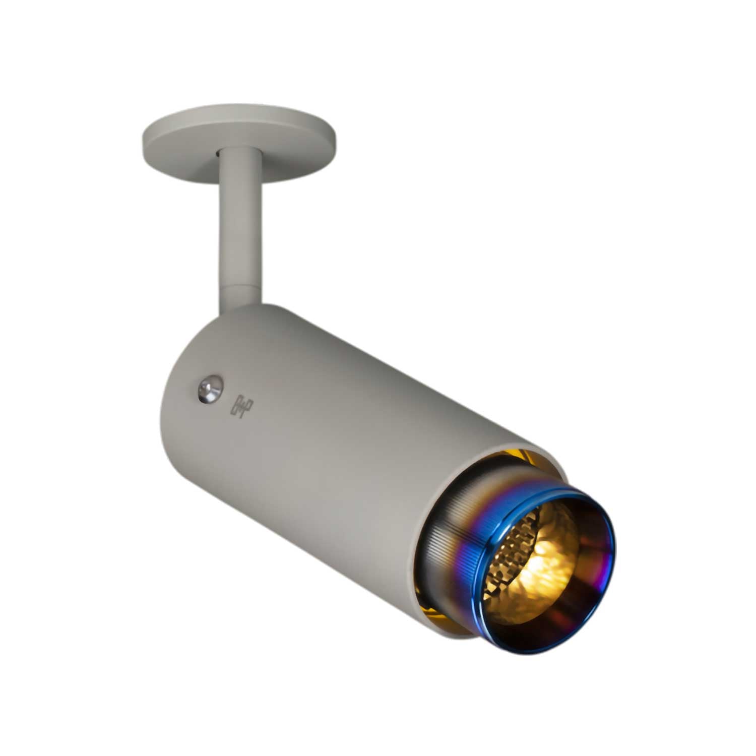 Exhaust Linear - Foco de techo orientable en acero diseño contemporáneo