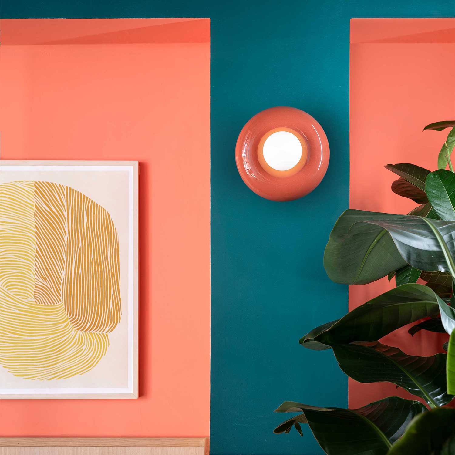 Bumbum - Applique murale donut en céramique design