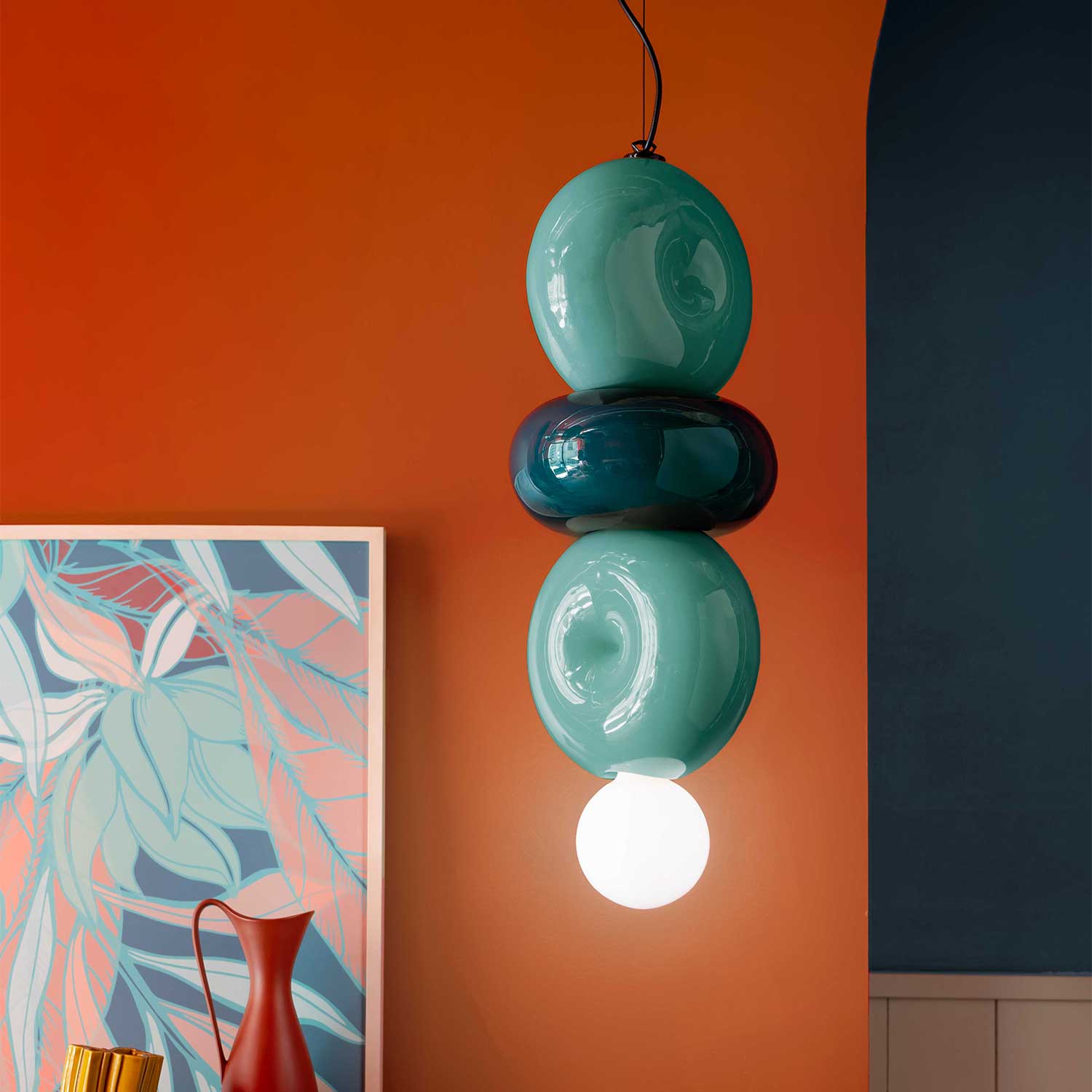 Bumbum - Luminaire suspendu en céramique design