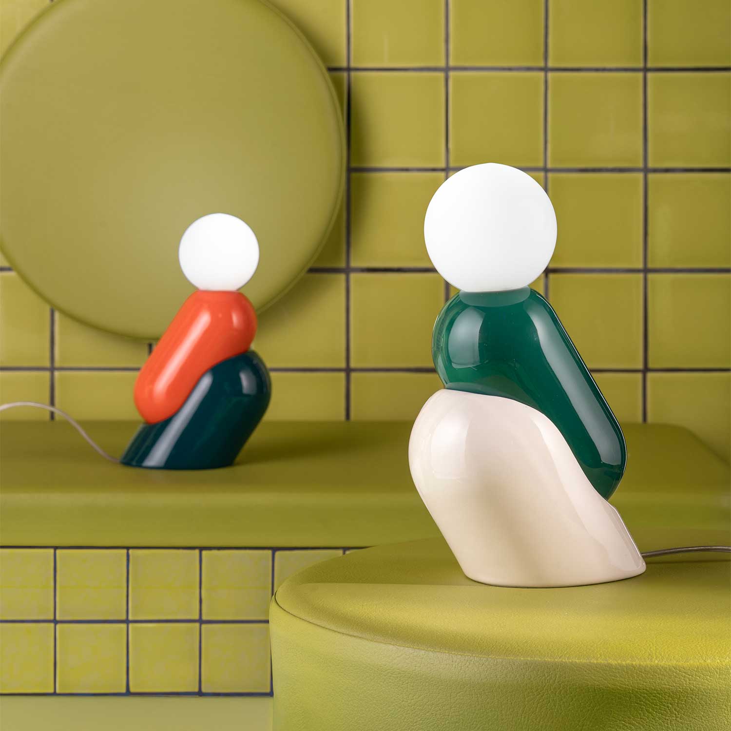 Tata - Lampe de table en céramique design contemporain