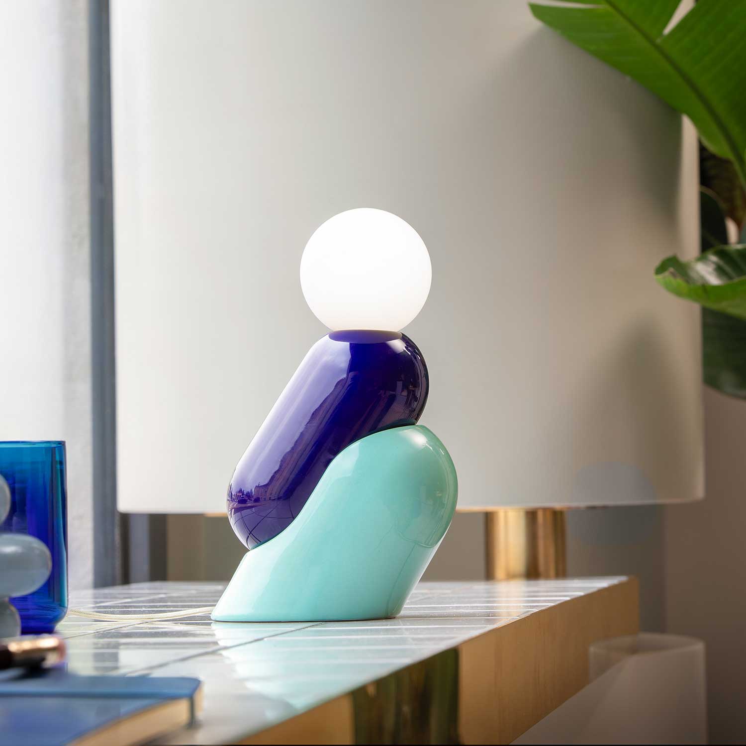 Tata - Lampe de table en céramique design contemporain