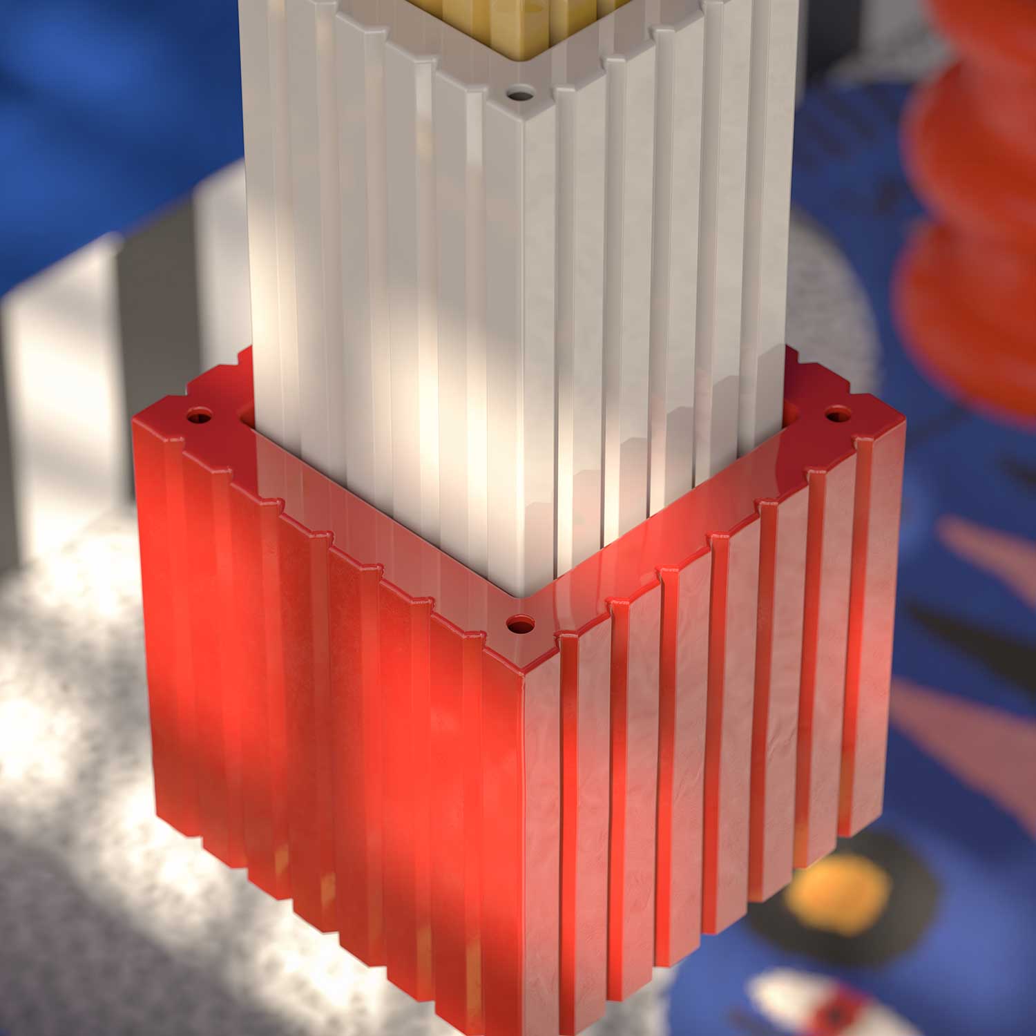 Metra - Contemporary ceramic pendant light for kitchen