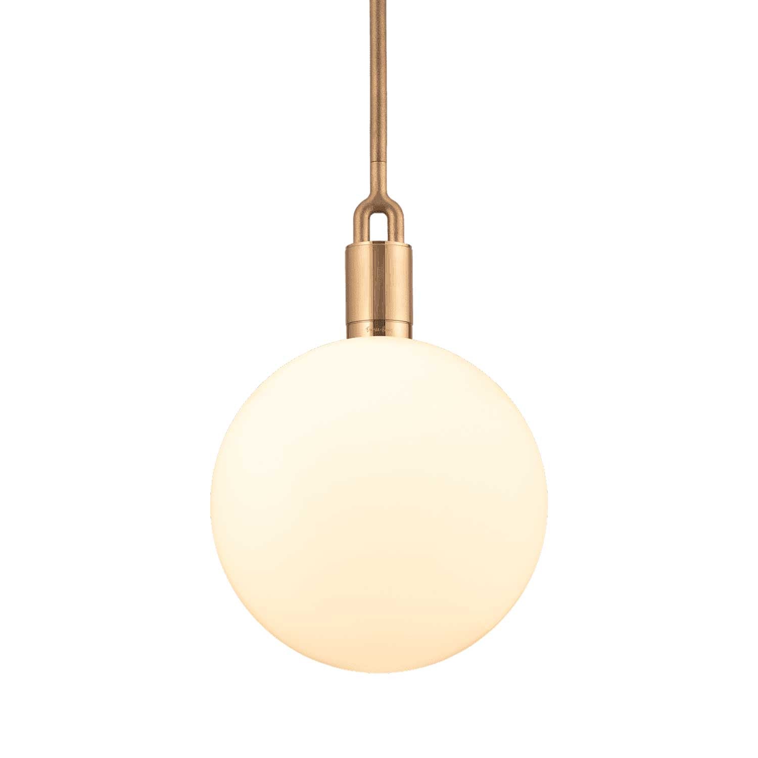 Forked Globe - Suspension design industriel globe en verre