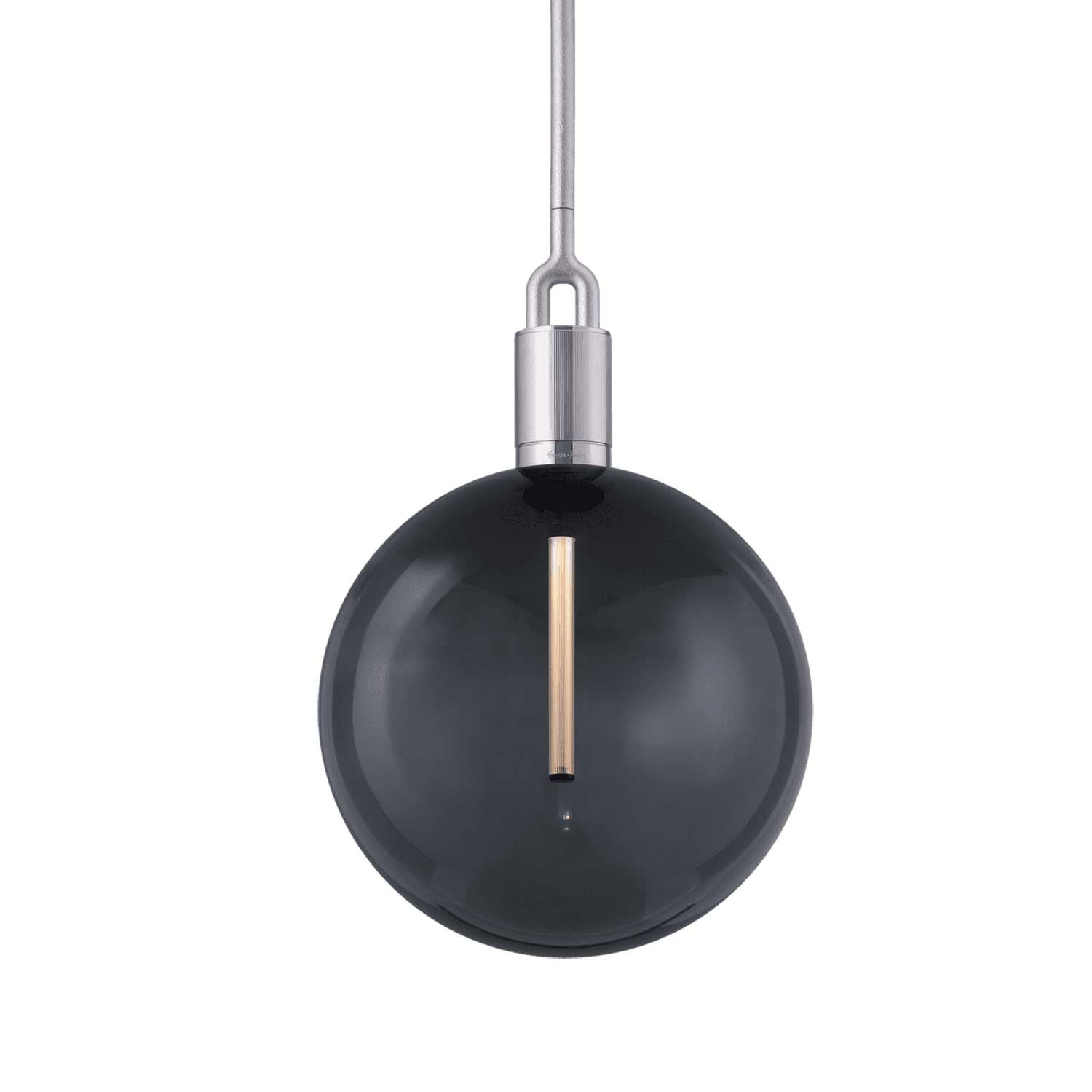 Forked Globe - Suspension design industriel globe en verre