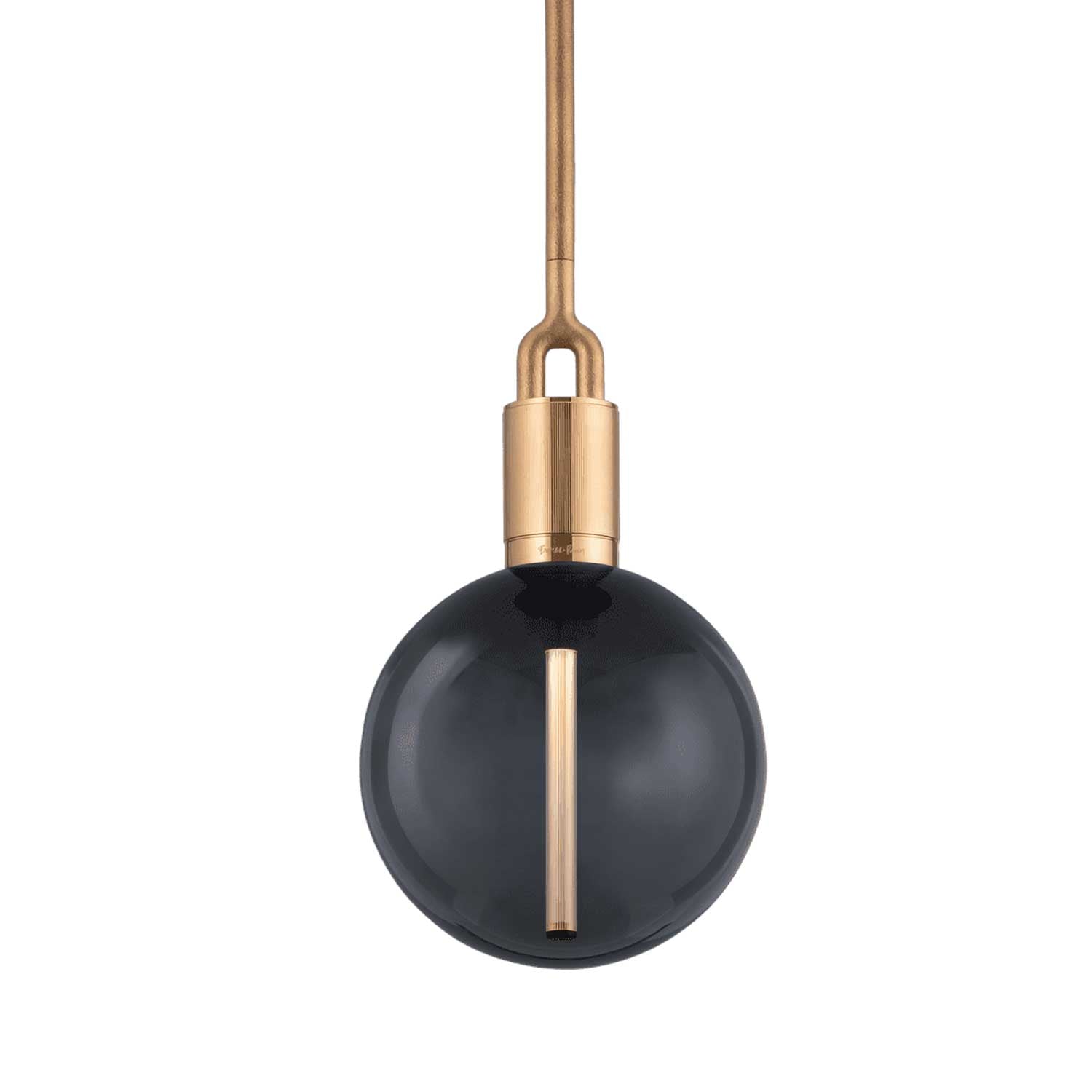 Forked Globe - Suspension design industriel globe en verre