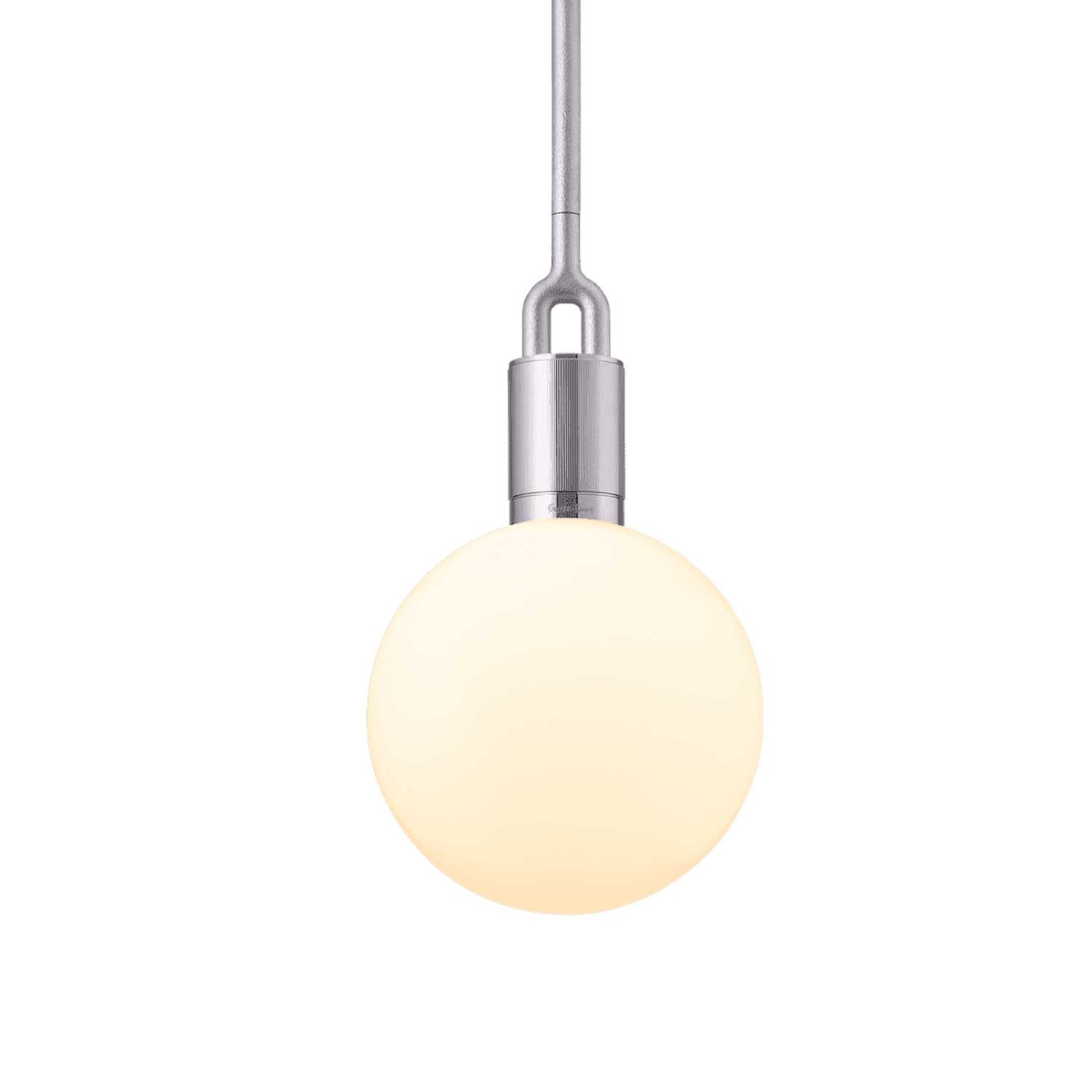 Forked Globe - Suspension design industriel globe en verre