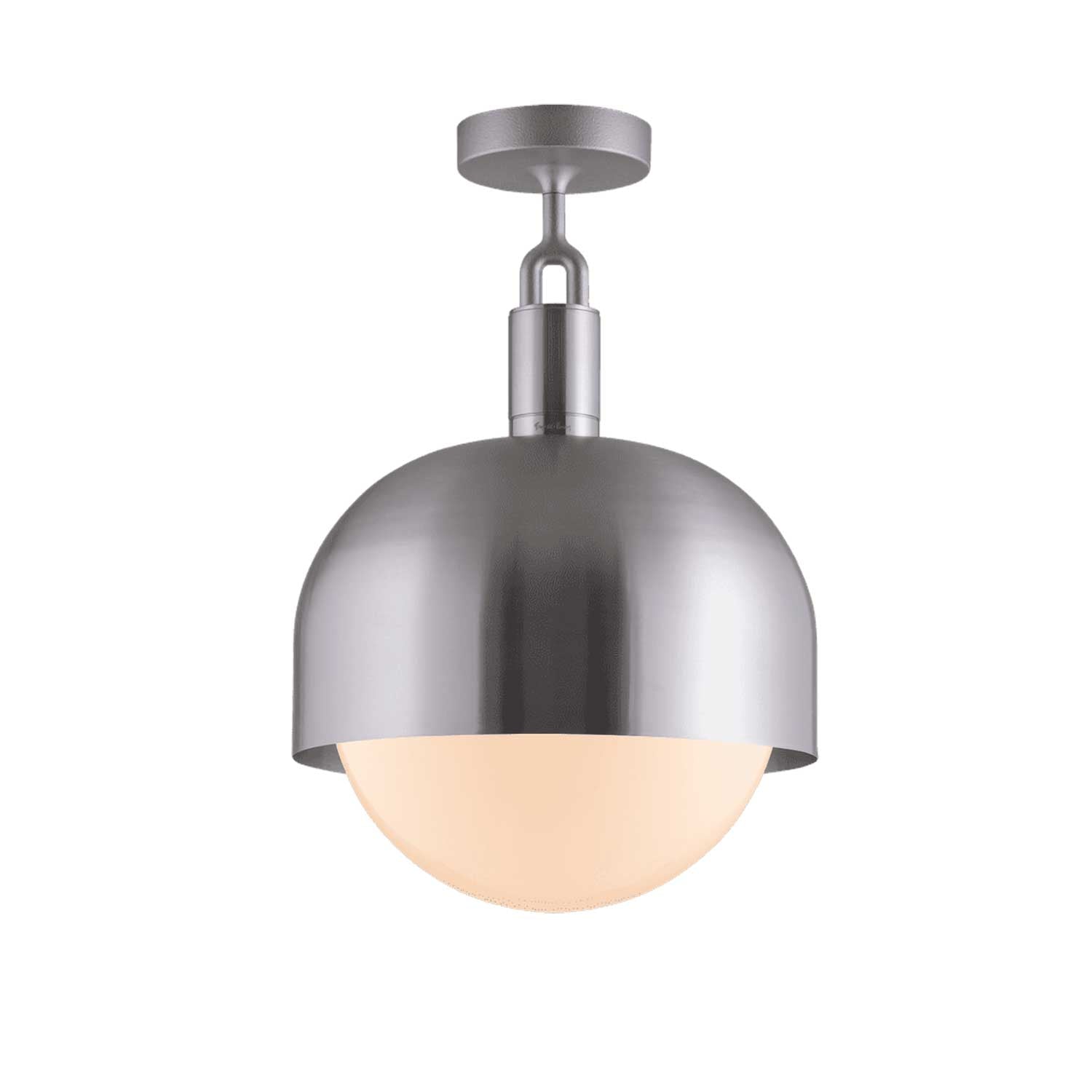 Forked Ceiling Shade - Plafonnier en verre et acier contemporain