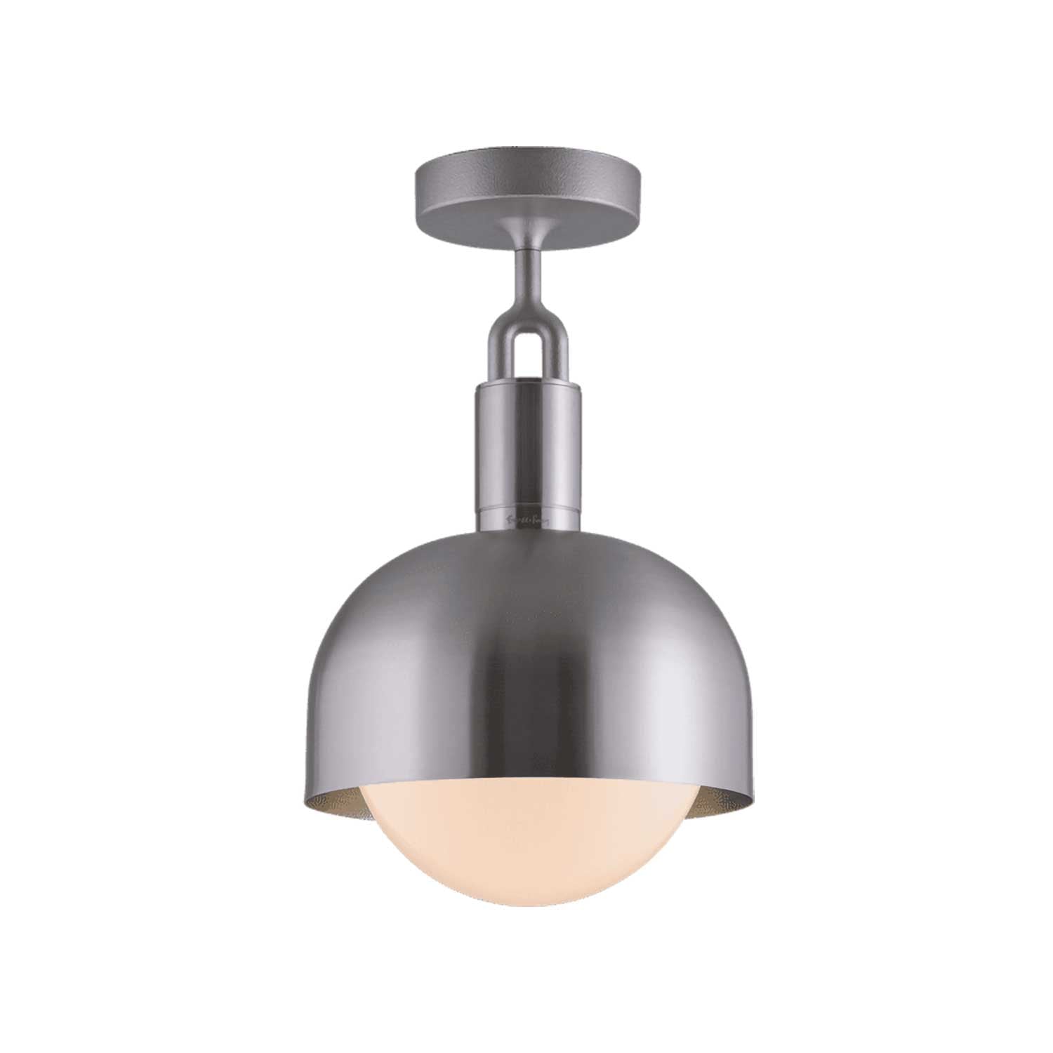 Forked Ceiling Shade - Plafonnier en verre et acier contemporain