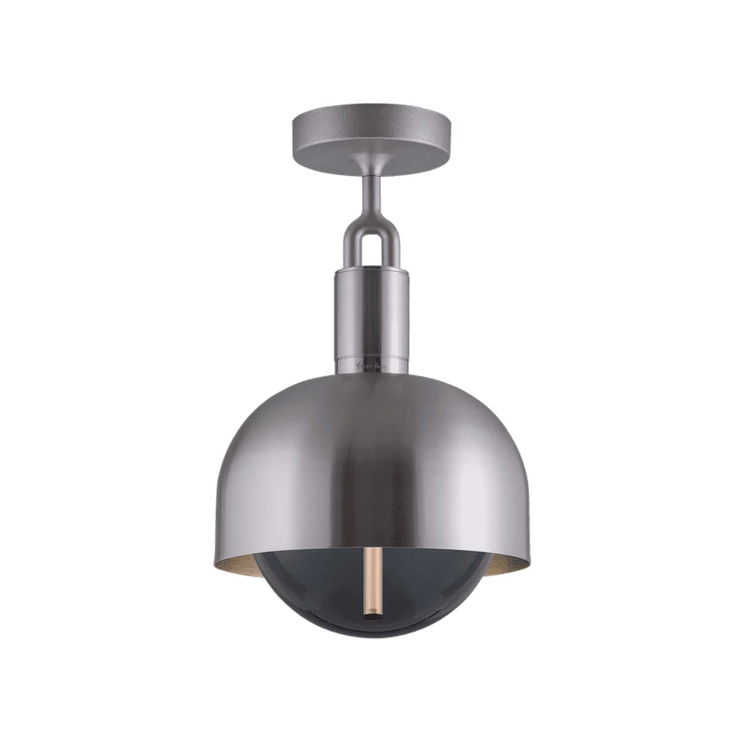 Forked Ceiling Shade - Plafonnier en verre et acier contemporain