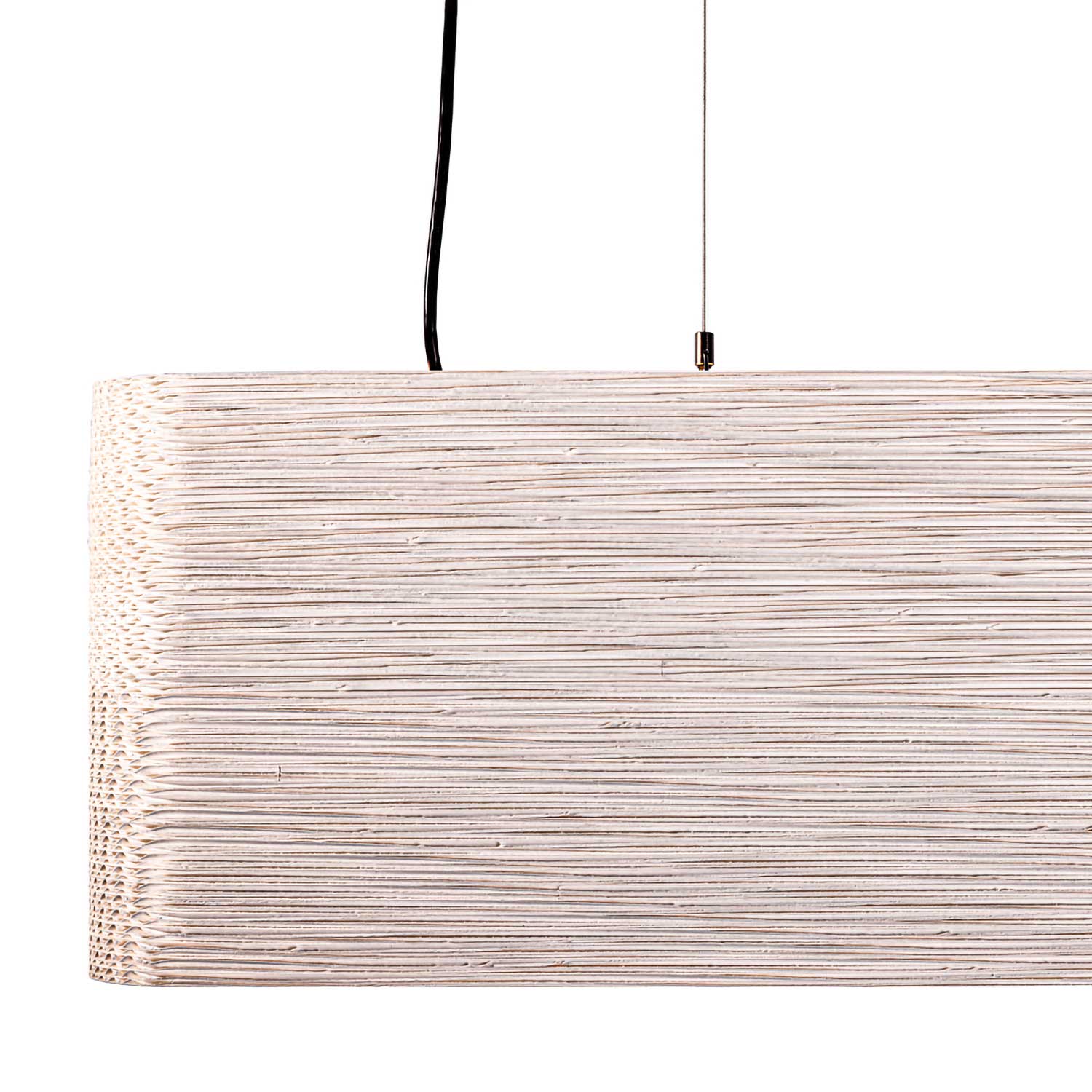 Hewn - Suspension led en carton pour salle à manger design