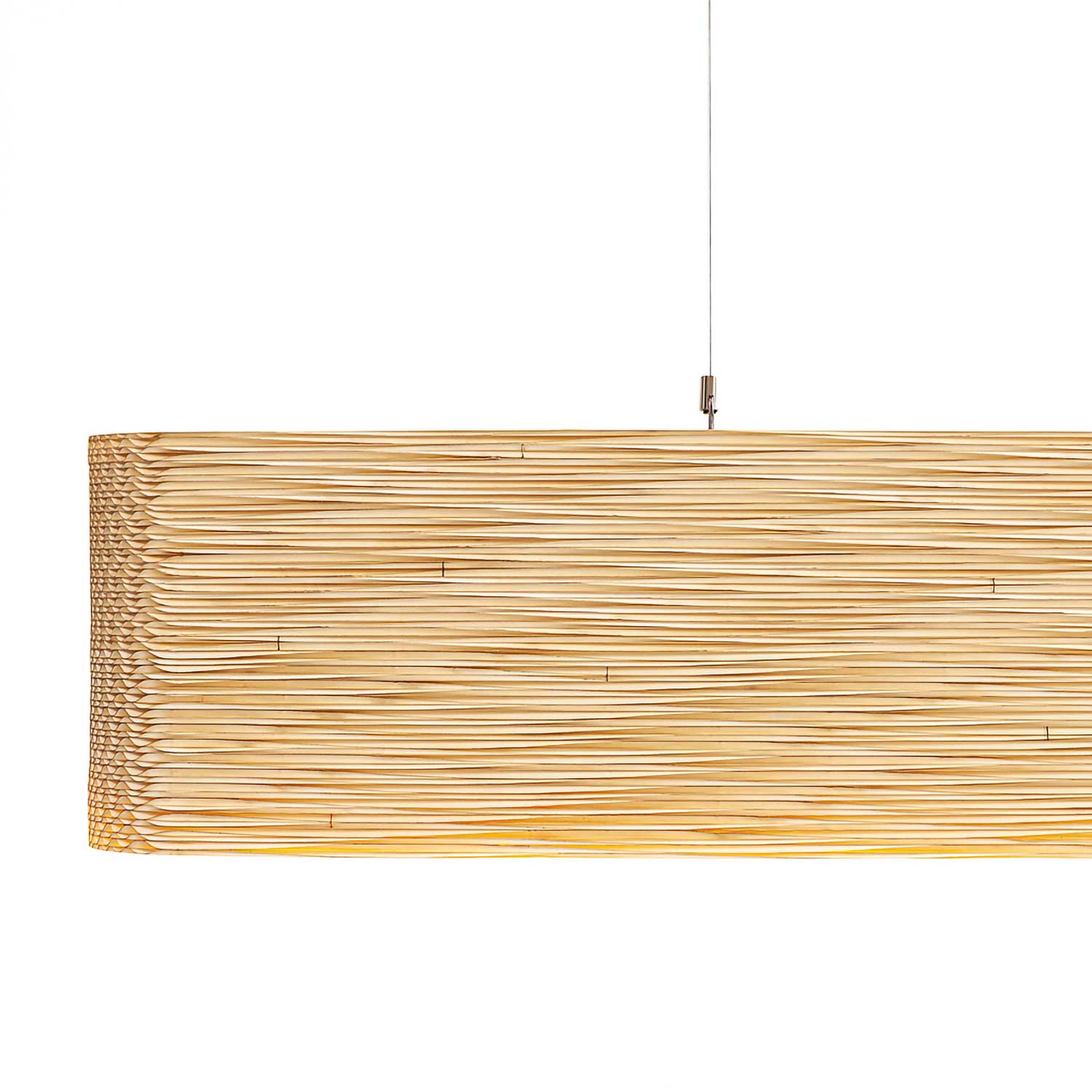 Hewn - Suspension led en carton pour salle à manger design