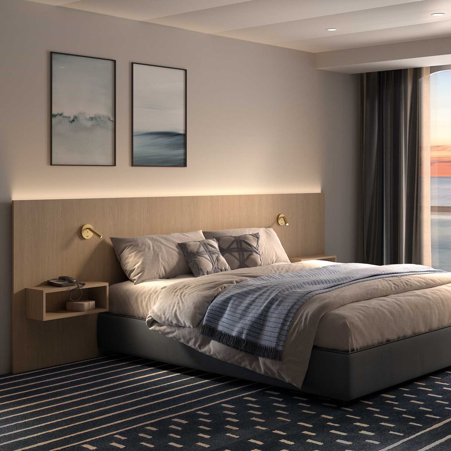 Gamma - Applique murale LED liseuse design moderne