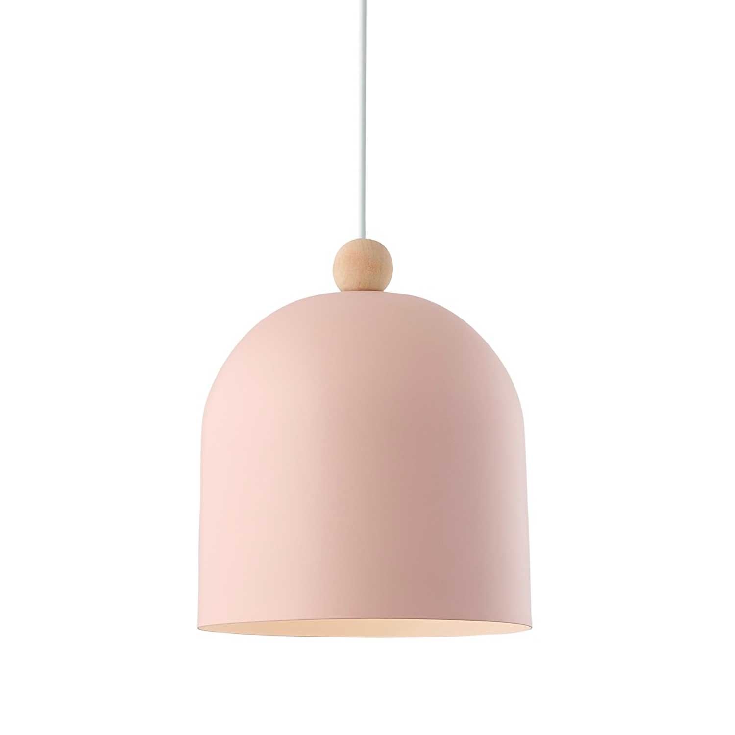 Gaston - Suspension scandinave en métal et bois coloré