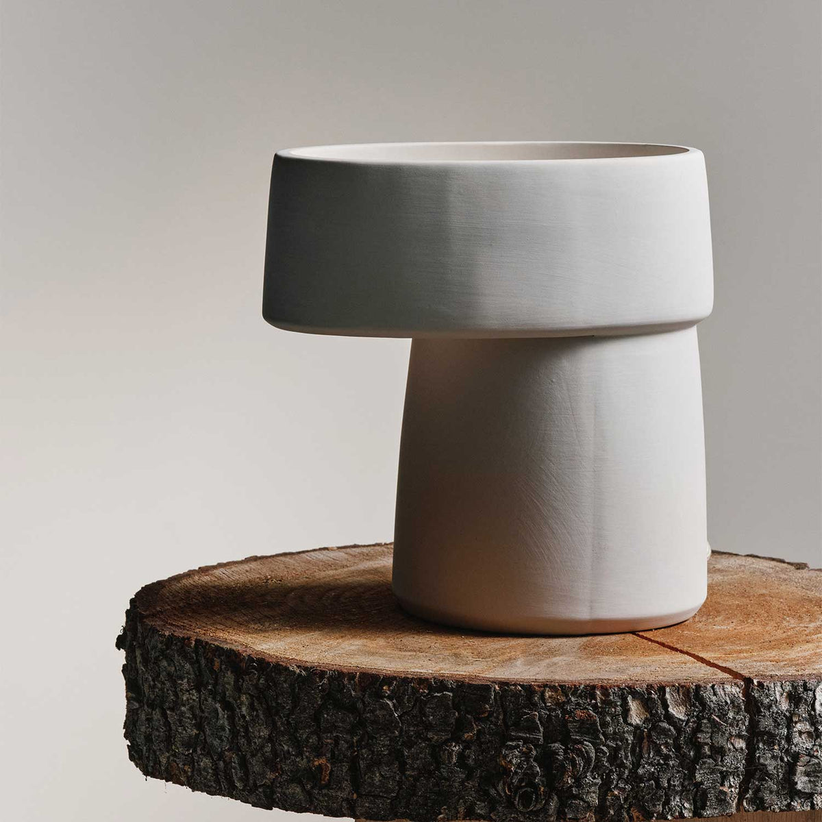 Romé - Lampe à poser en grès