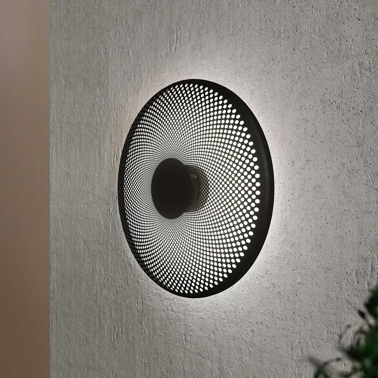 Glint - Runde Design-Wandleuchte, modern und zeitgemäß