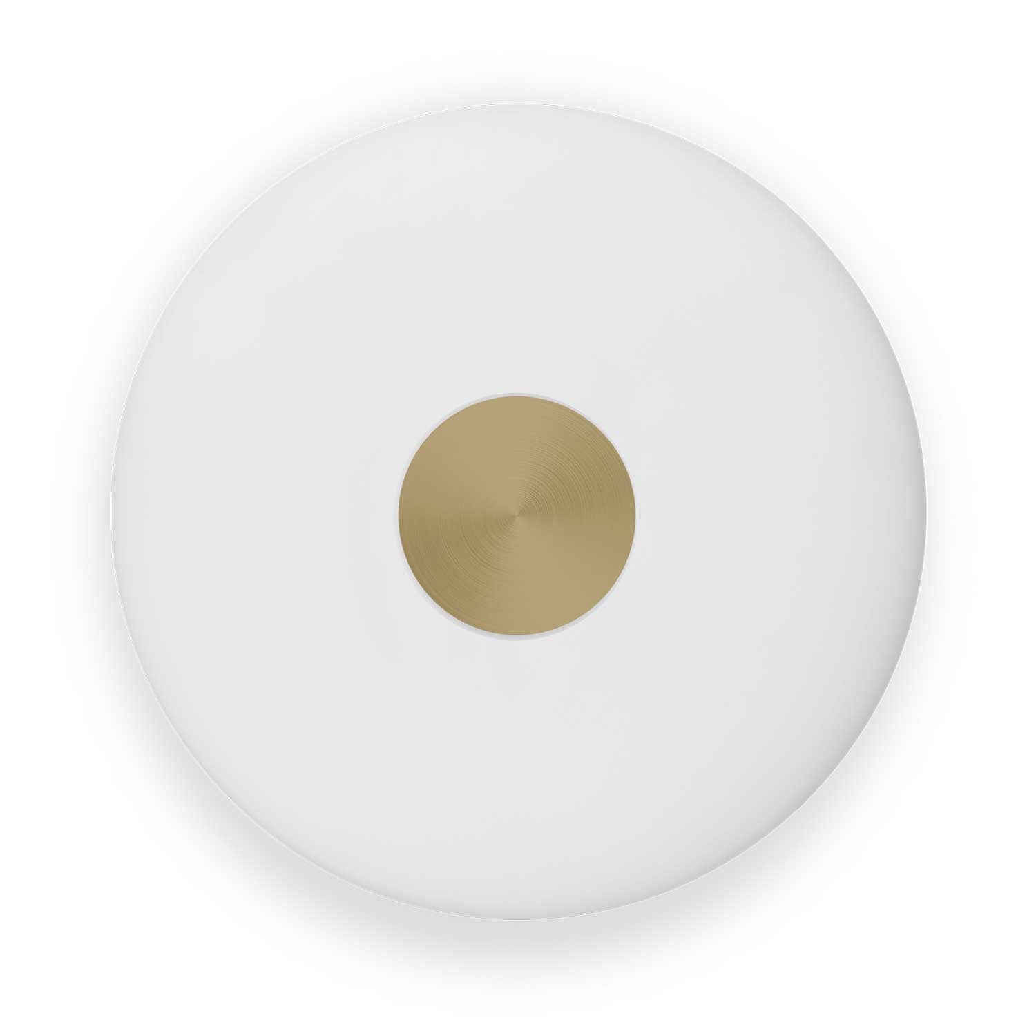 Glint - Applique murale ronde design en verre opal