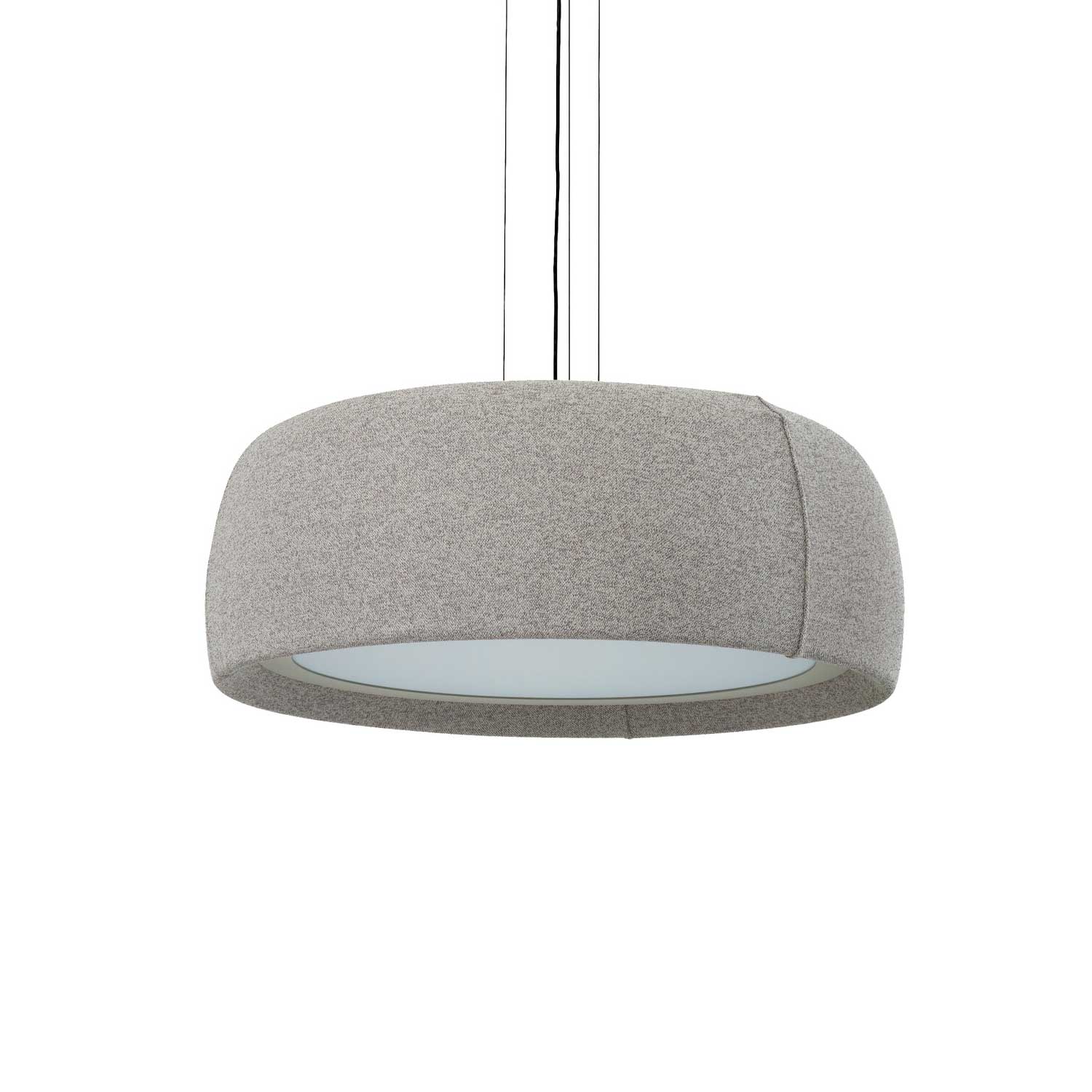 Gong - Suspension with integrated LED design fabric for living room