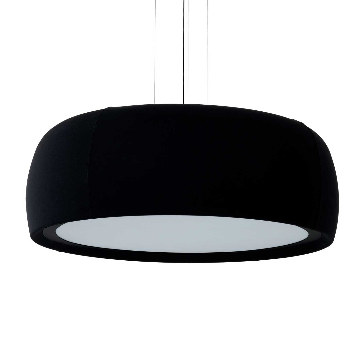 Gong - Suspension with integrated LED design fabric for living room