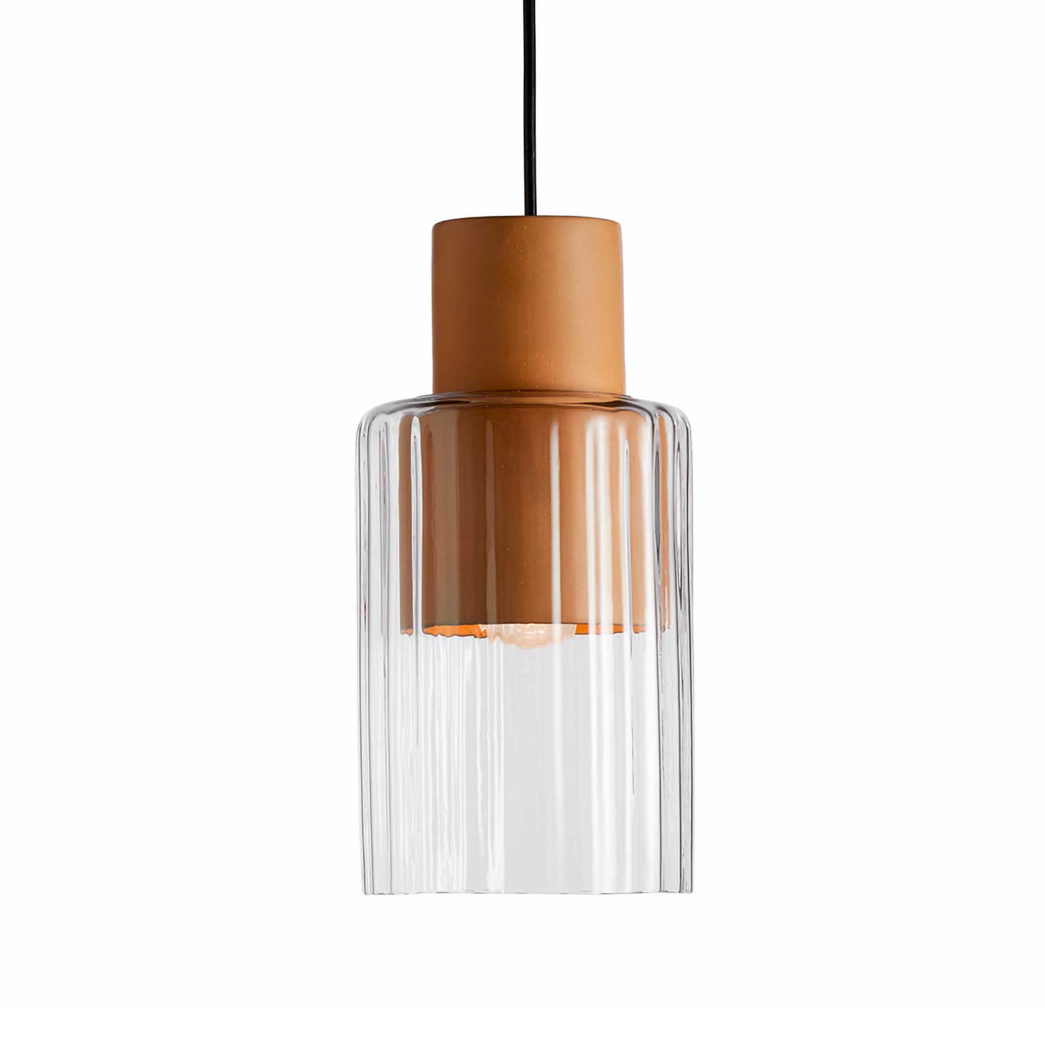 Barro - Suspension luminaire verre design pour cuisine