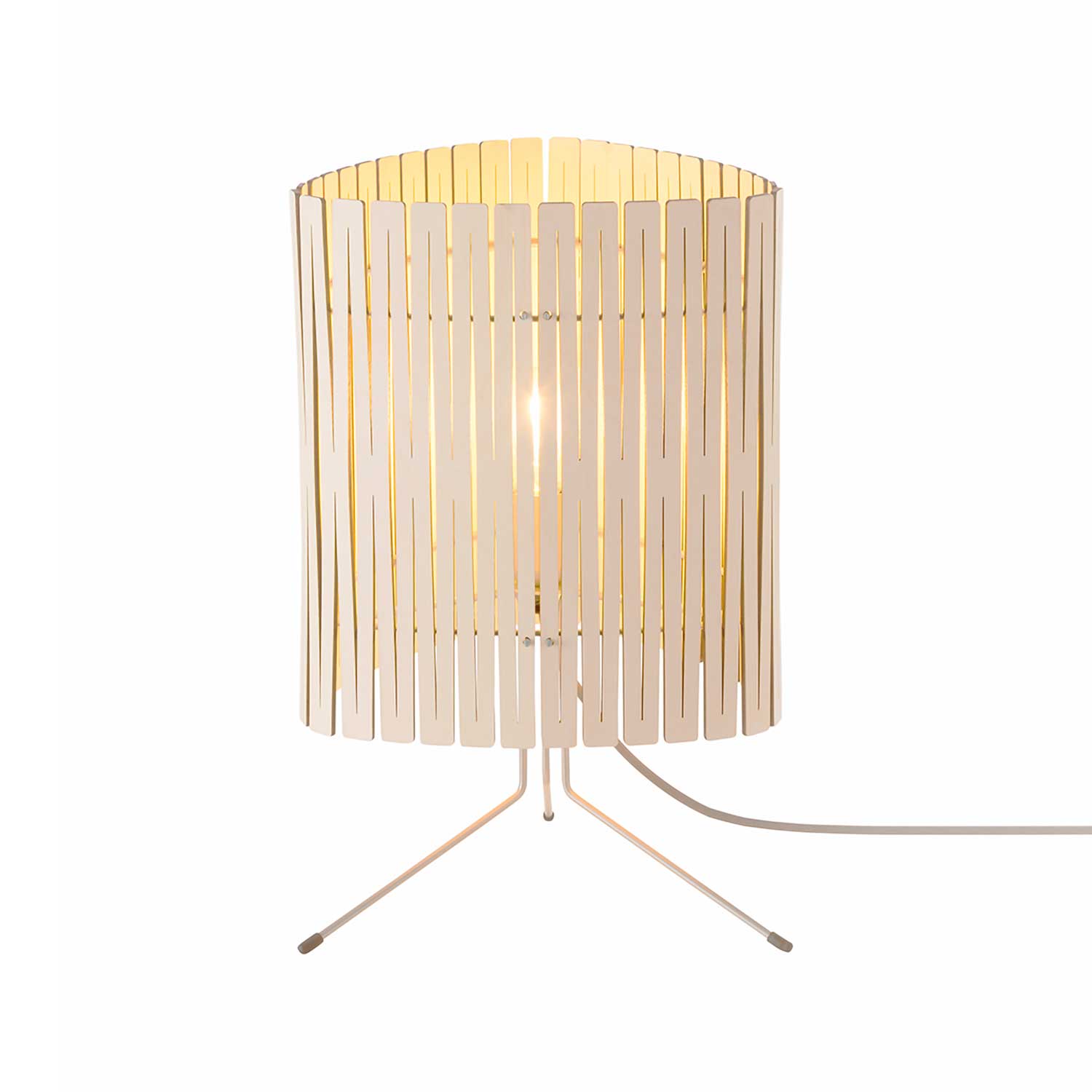 Kerflights Table Lamp - Lampe sur pied salon design en carton