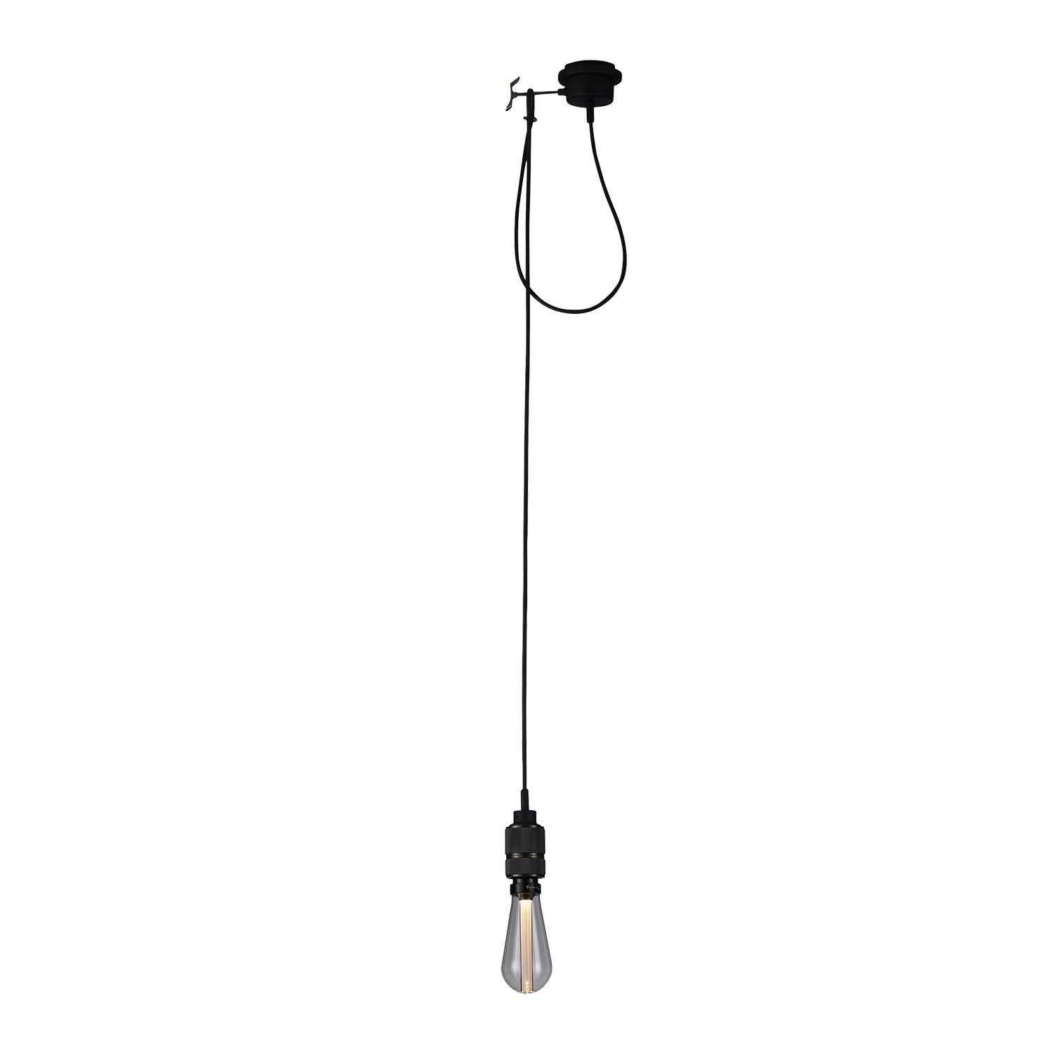 Hooked 1.0 Nude - Suspension design en metal pour chambre industrielle