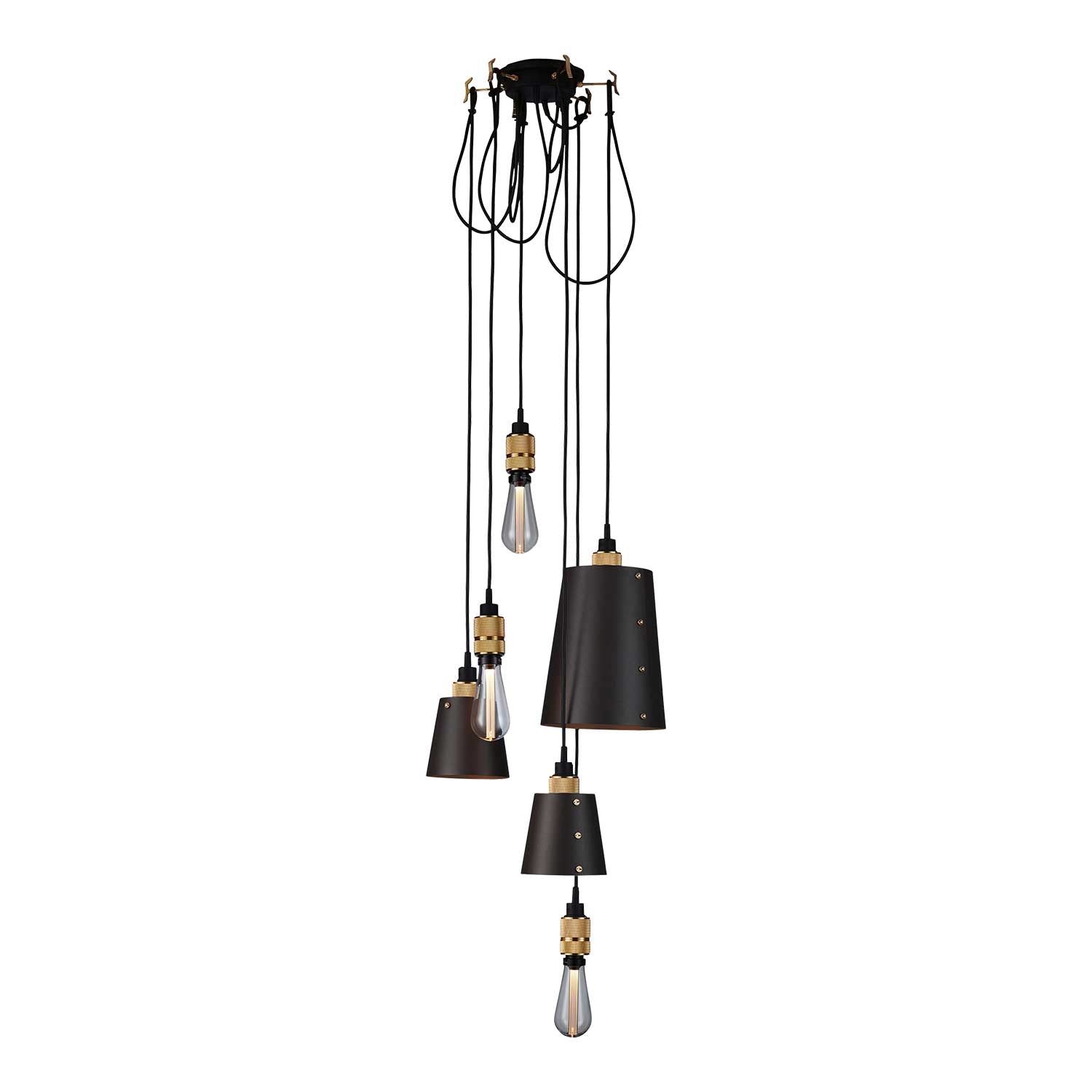 Hooked 6.0 Mix - Lustre design industriel pour descente d'escalier