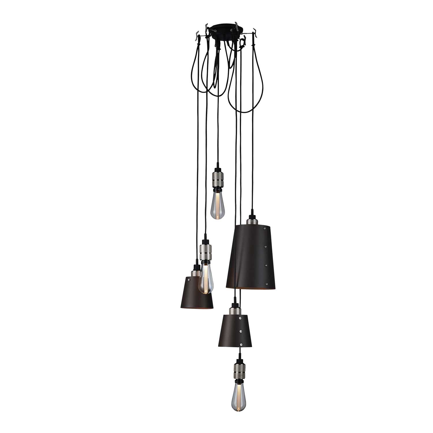 Hooked 6.0 Mix - Lustre design industriel pour descente d'escalier