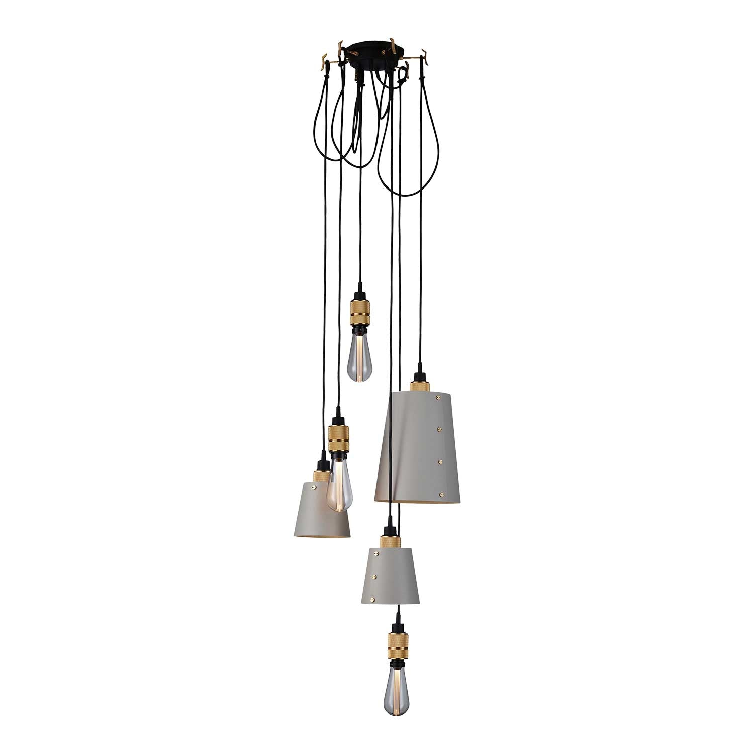 Hooked 6.0 Mix - Lustre design industriel pour descente d'escalier