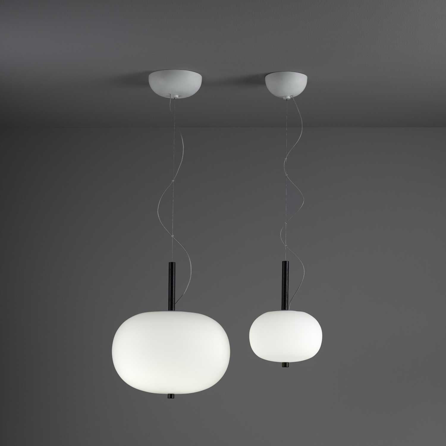 Ilargi - Sospensione LED in vetro design moderno per cucina