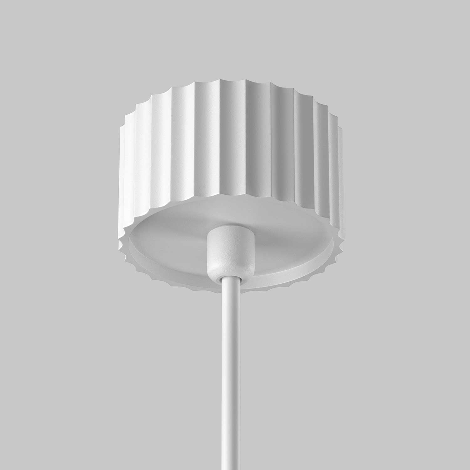 Calipso - Suspension cannelé tube en alu design pour cuisine