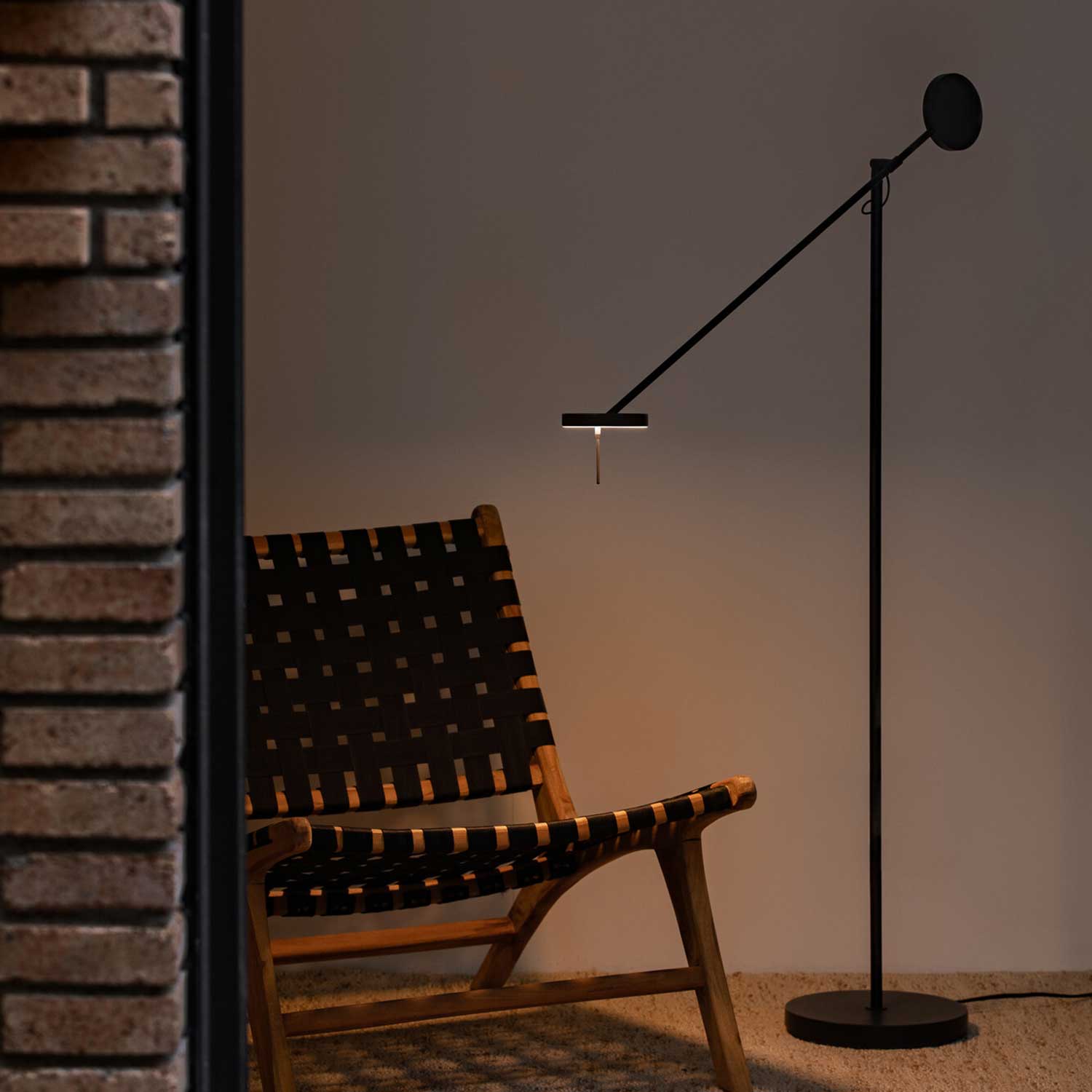 Invisible - Lampada da terra LED design minimalista per soggiorno