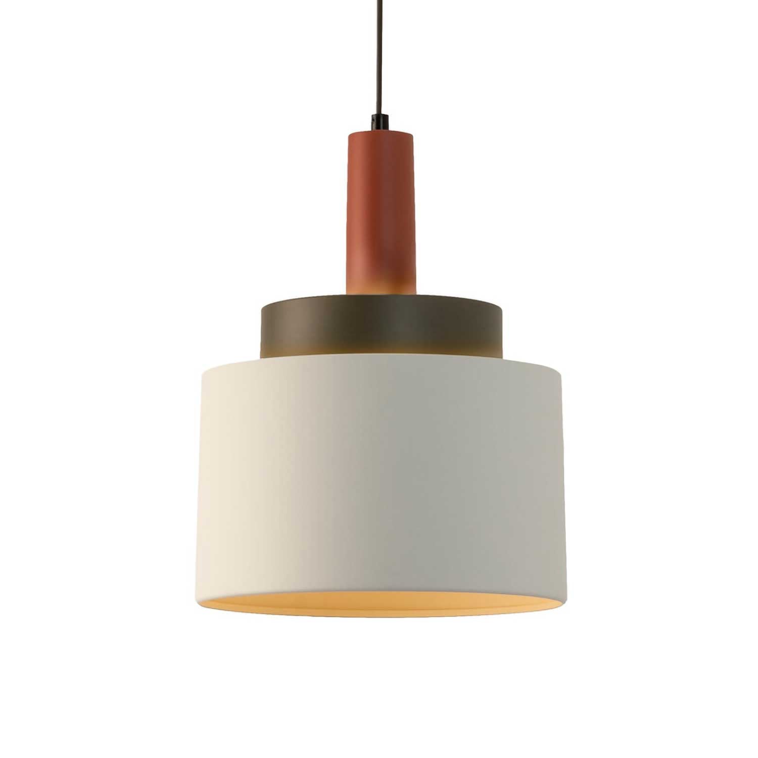 Keops Triple - Suspension en métal coloré design pour chambre