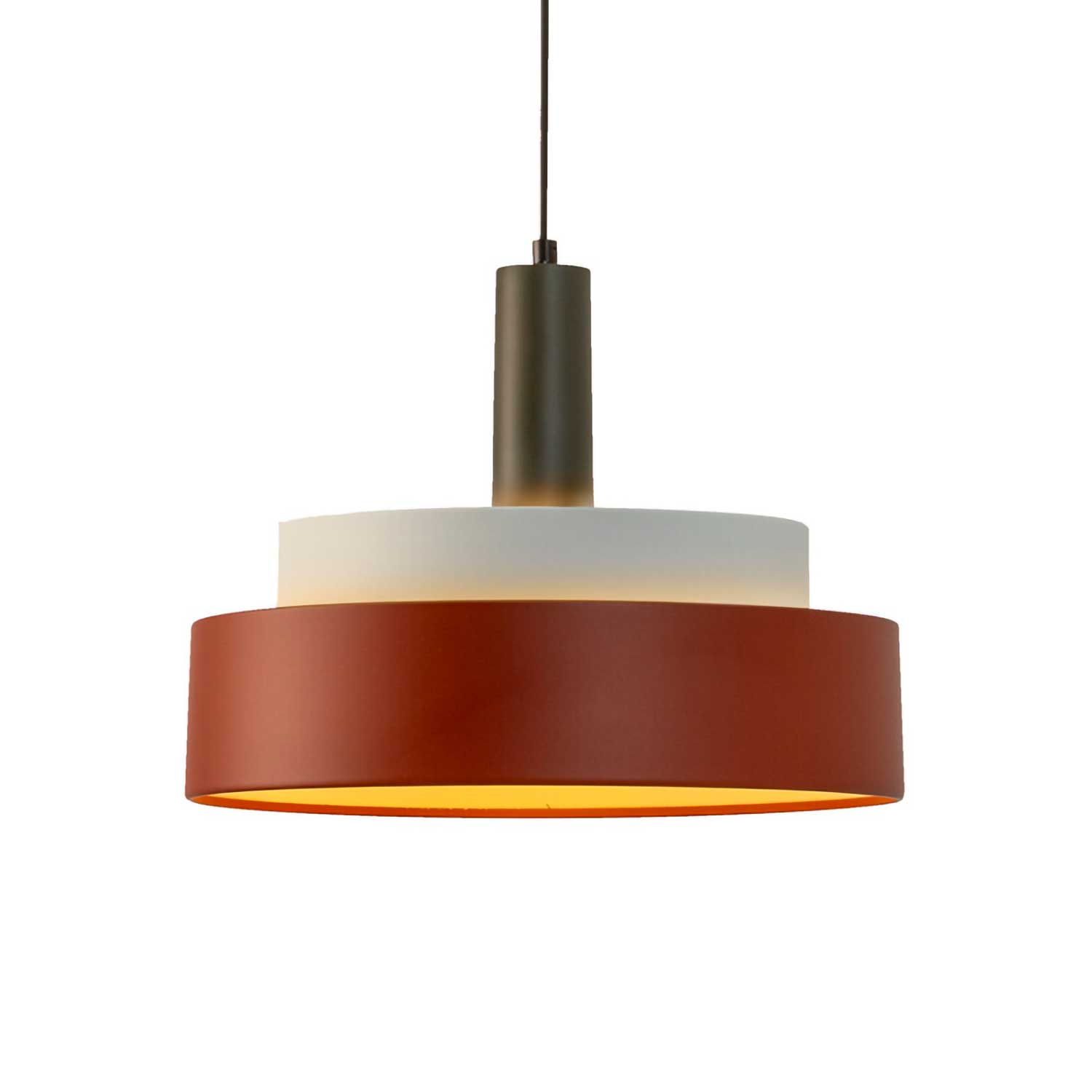 Keops Triple - Suspension en métal coloré design pour chambre