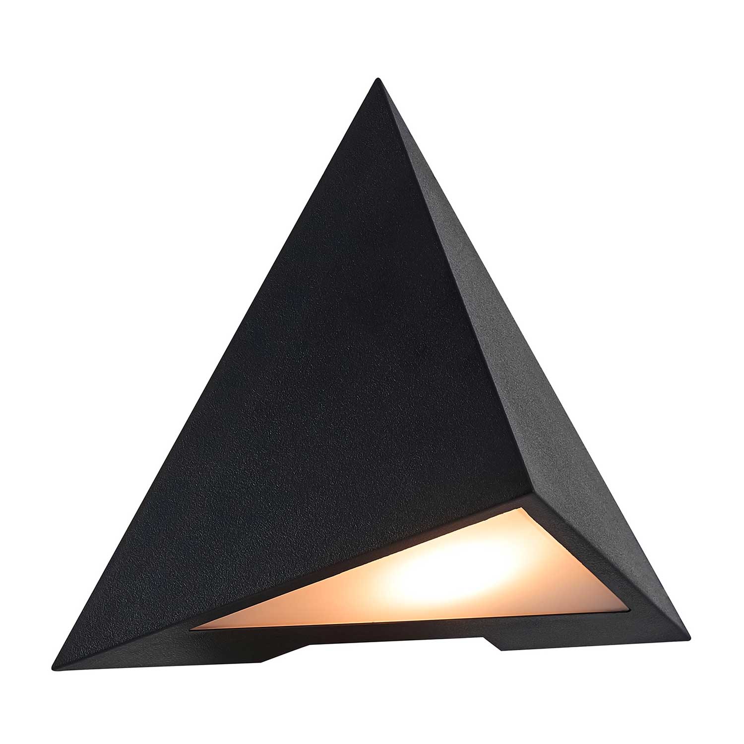 Konit - Aplique de pared negro para exterior diseño contemporáneo
